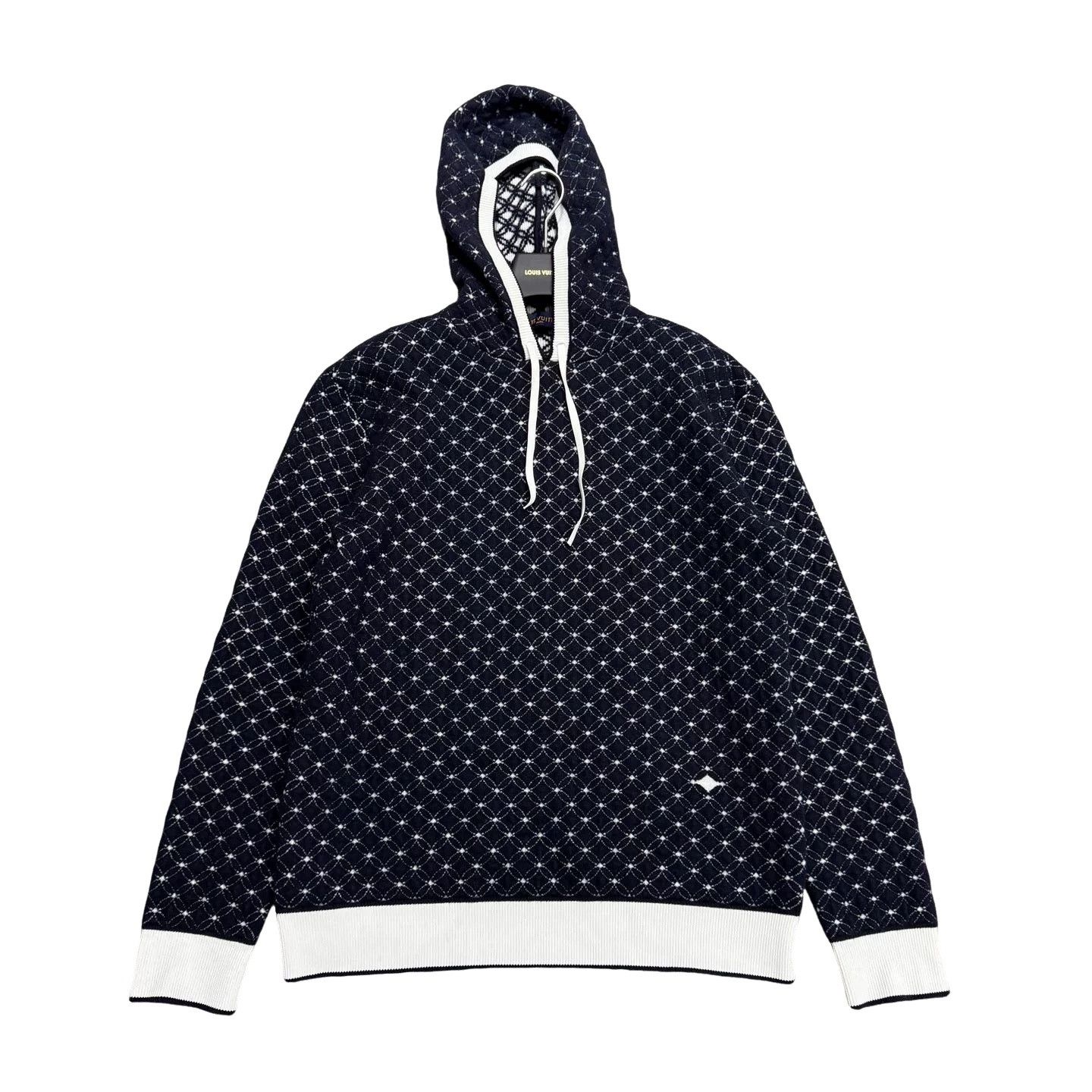 Louis Vuitton Louis Vuitton Monogram Jacquard Hoodie Size M Size US M / EU 48-50 / 2 - 1 Thumbnail