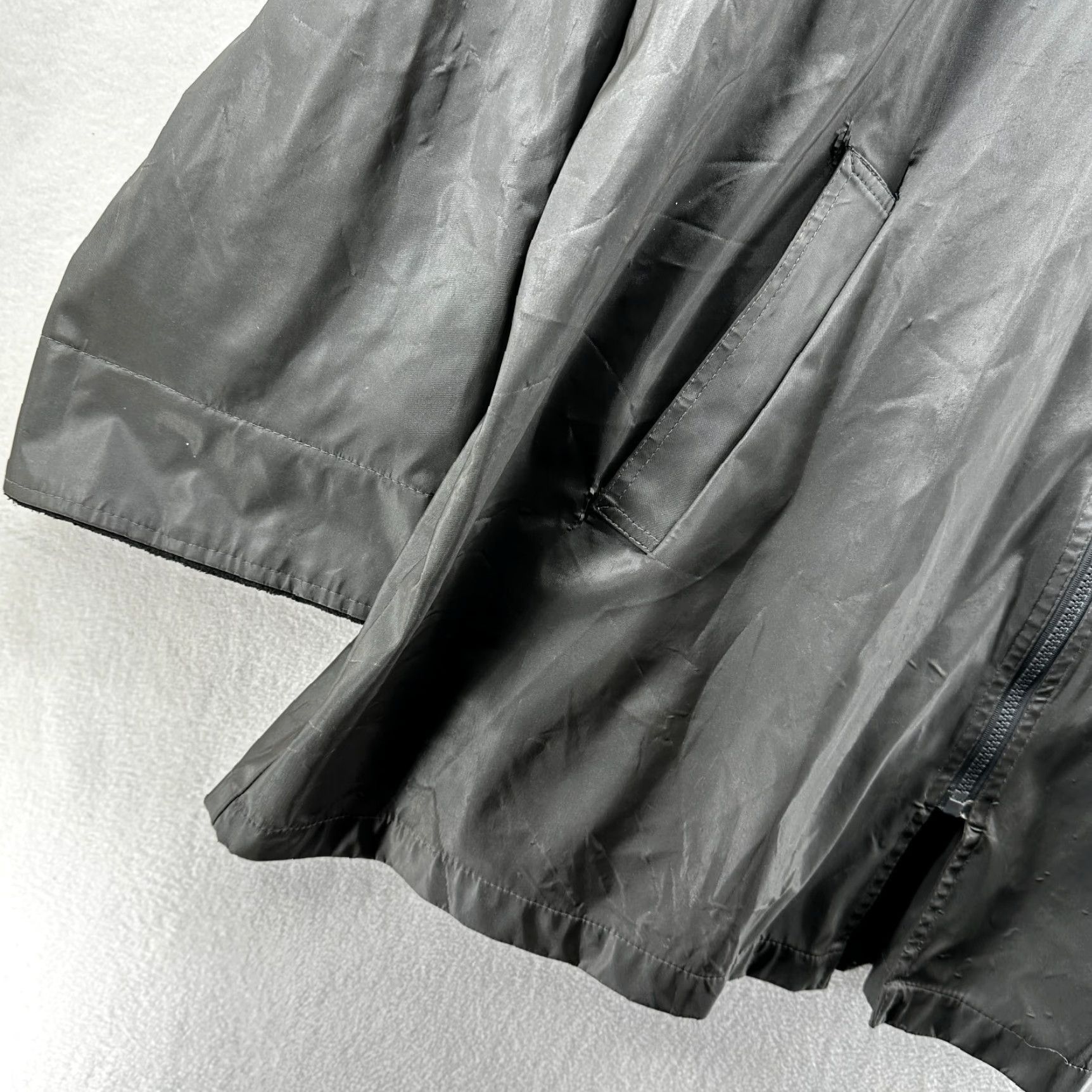 Vintage VINTAGE Fitz-Wright Parka Rain Jacket Fleece Lined Full Zip Oversized Womens Large Black Size L / US 10 / IT 46 - 7 Thumbnail