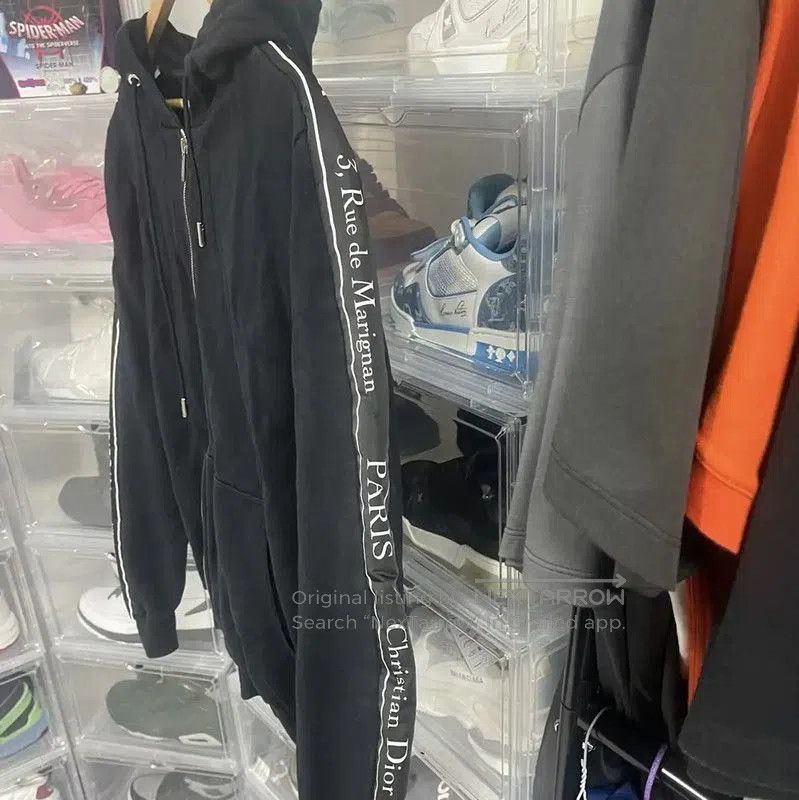 Dior Dior Black Hoodie with Logo Details . Size US XL / EU 56 / 4 - 3 Thumbnail