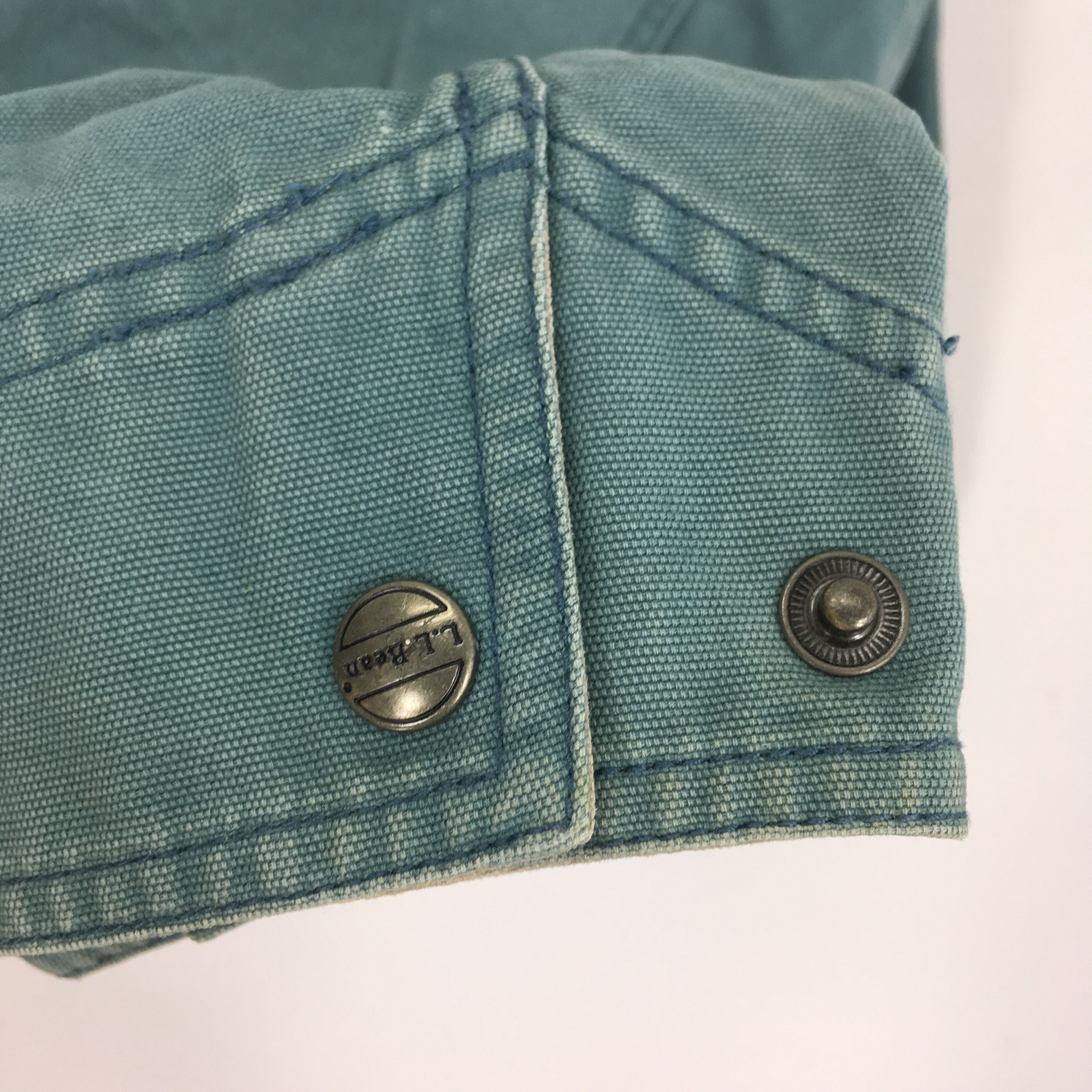 L.L. Bean Vintage 90's LL Bean Green Double Pocket Workwear - 1849 Size US L / EU 52-54 / 3 - 9 Thumbnail
