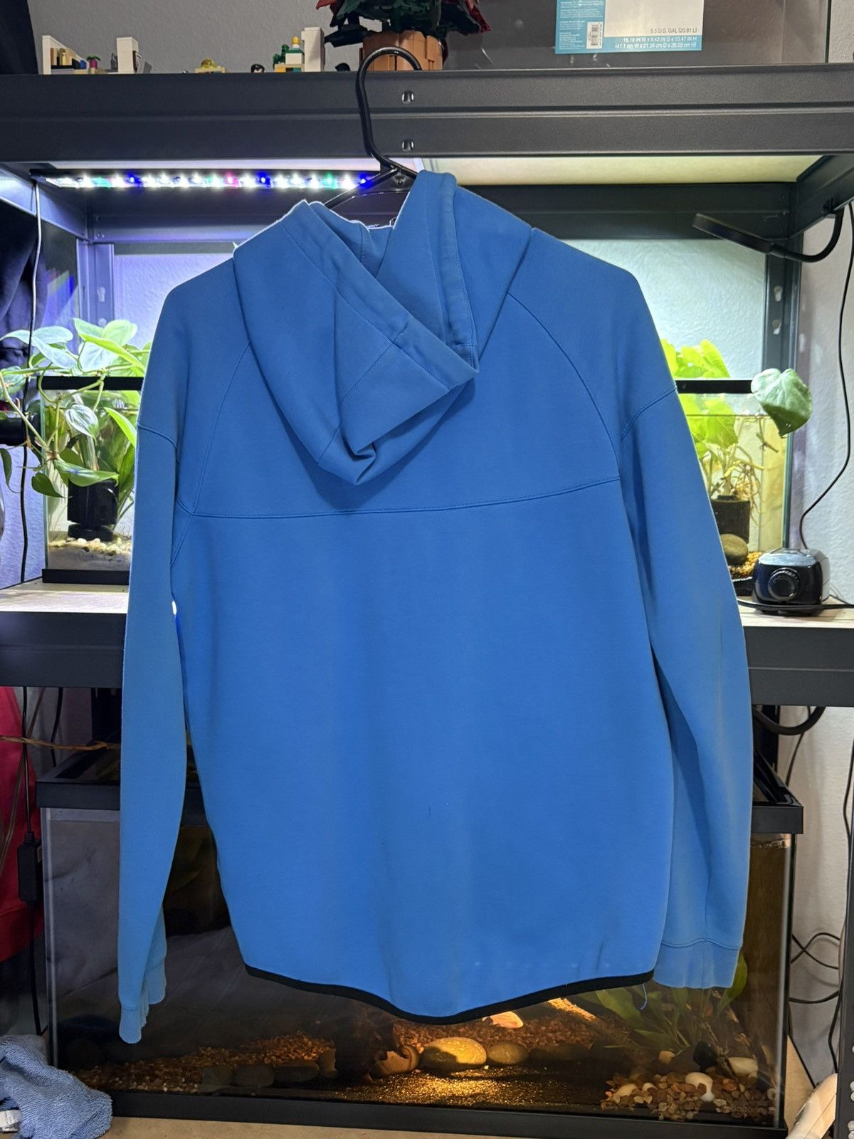 Nike Vintage Nike blue tech fleece jacket Size US M / EU 48-50 / 2 - 2 Thumbnail