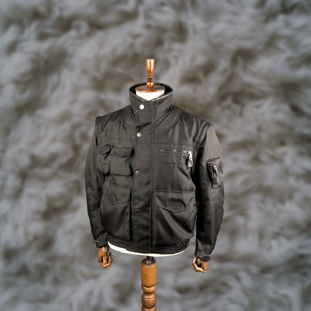 Dainese Dainese Men's Full Zip Jacket Size 46 Black Polyester Removable Sleeves Jacket Mens 46 Black Polyester Removable Sleeves Size US S / EU 44-46 / 1 - 1 Thumbnail