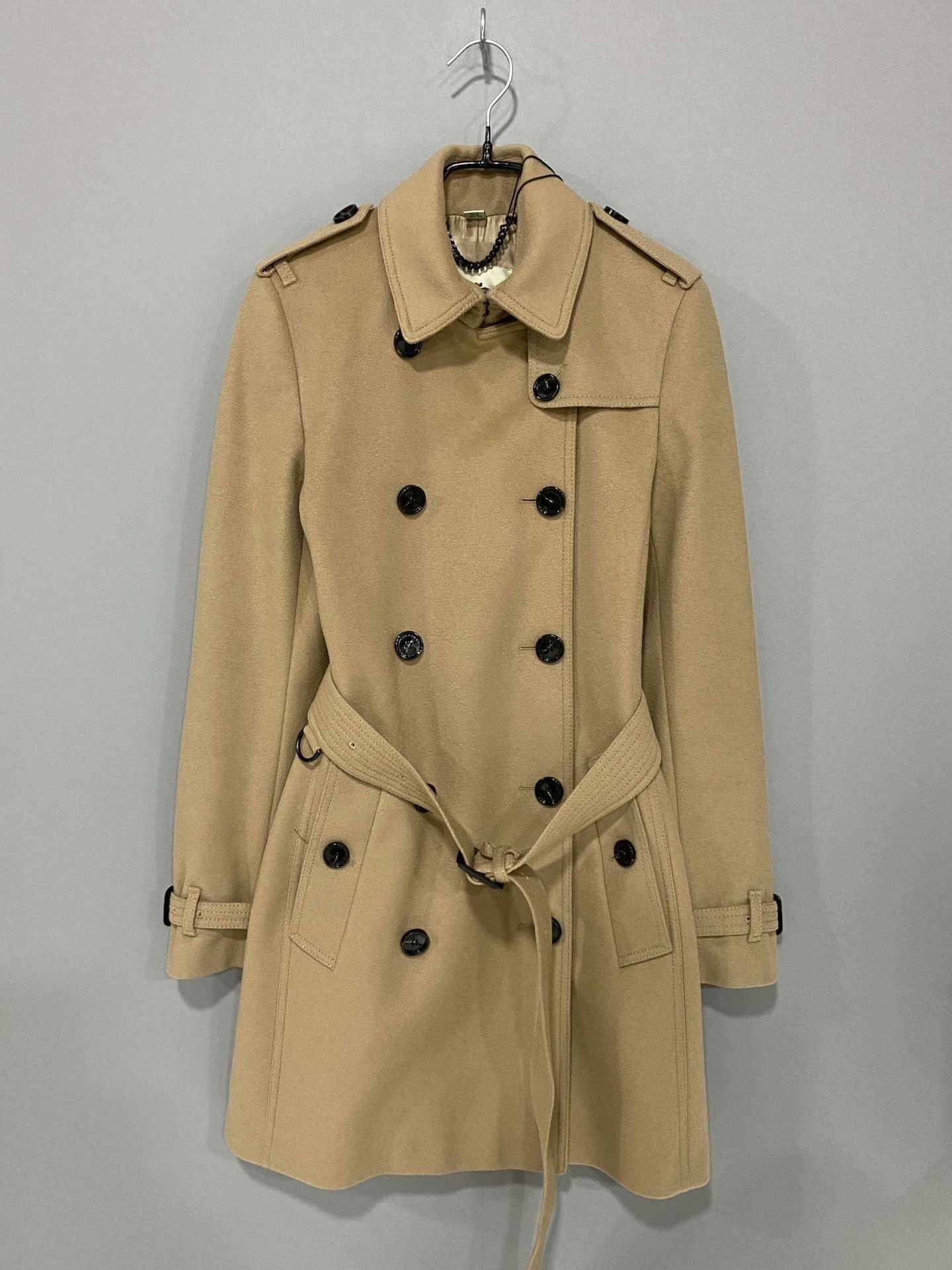Burberry Burberry Wool Brown Coat L Women Size L / US 10 / IT 46 - 1 Thumbnail