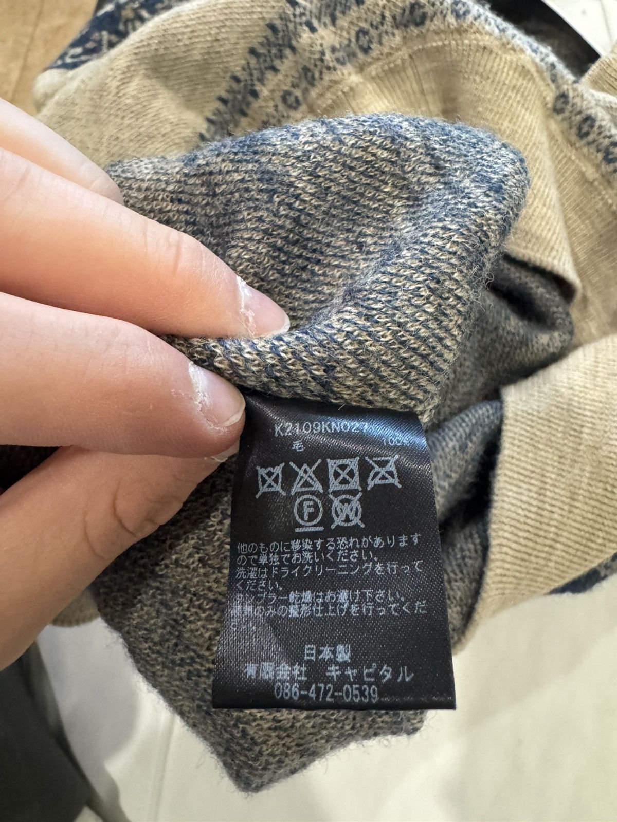 Kapital Wool Bandana Crewneck Size US L / EU 52-54 / 3 - 6 Thumbnail