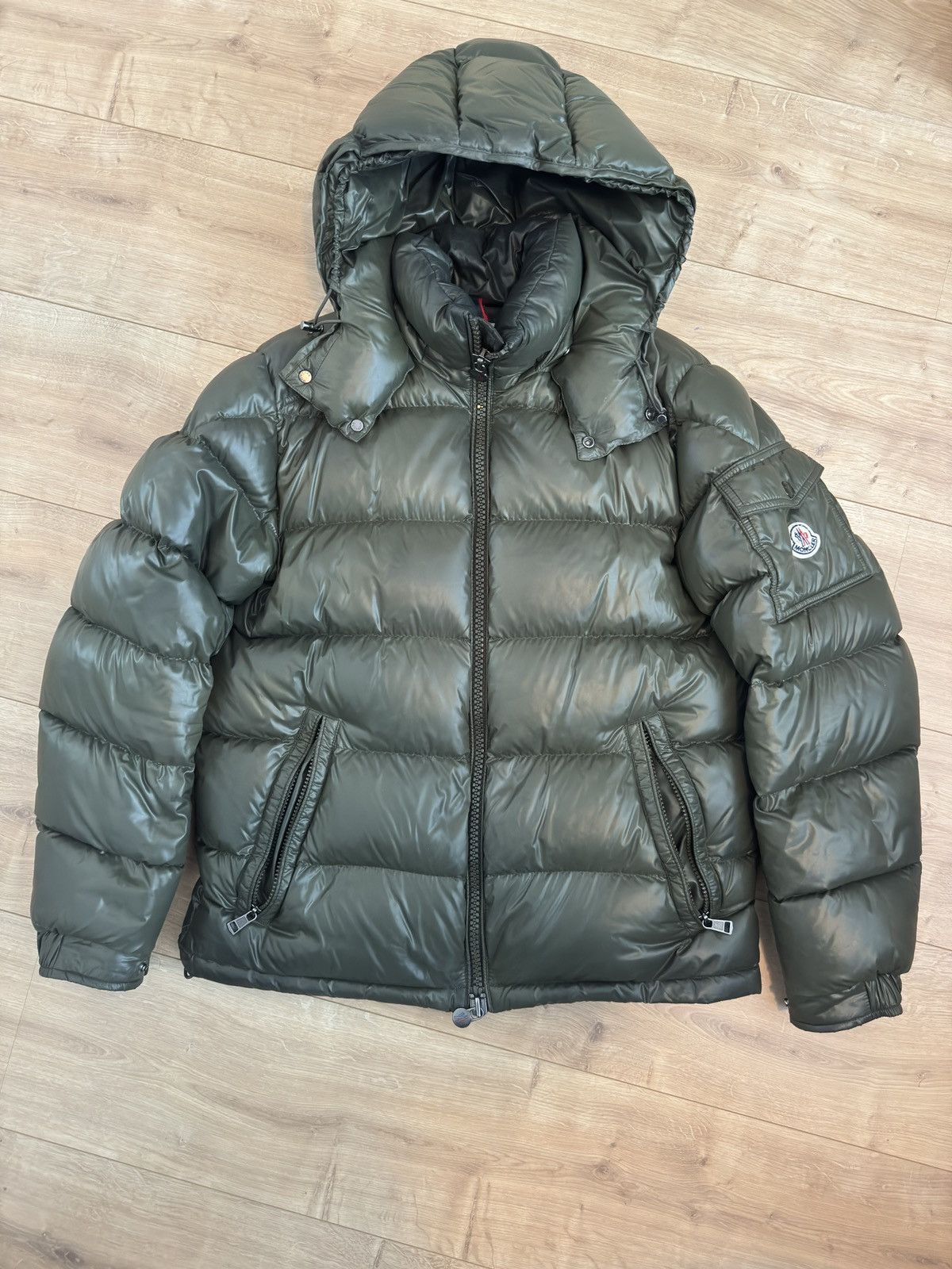Moncler Moncler maya jacket size 2 army green Size US S / EU 44-46 / 1 - 1 Thumbnail