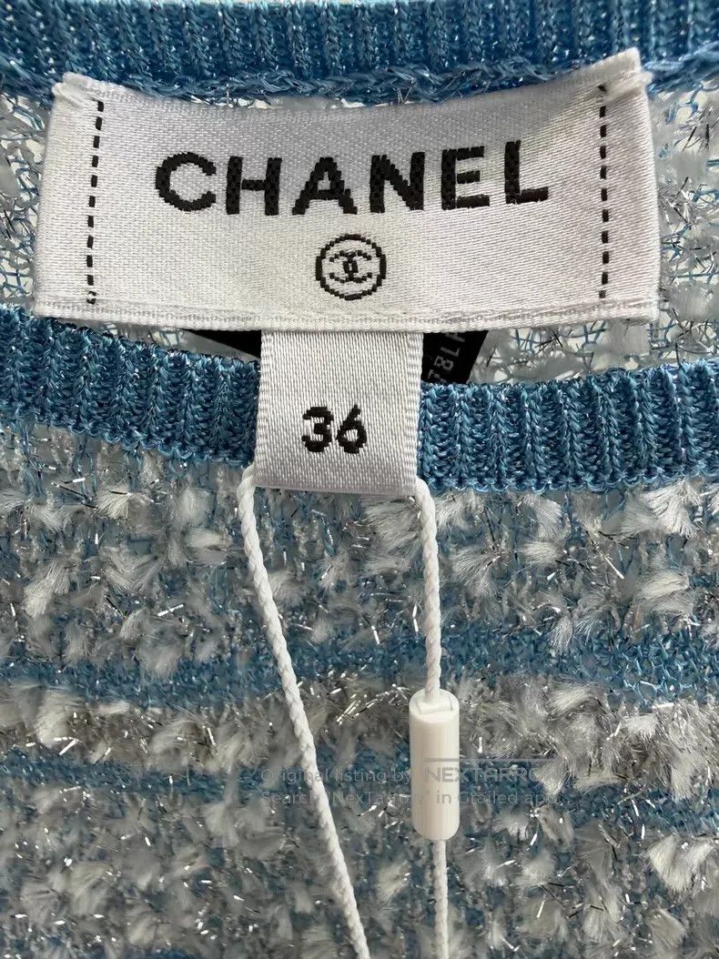 Chanel Chanel Blue diamond buckle suspender vest Size XS / US 0-2 / IT 36-38 - 4 Thumbnail
