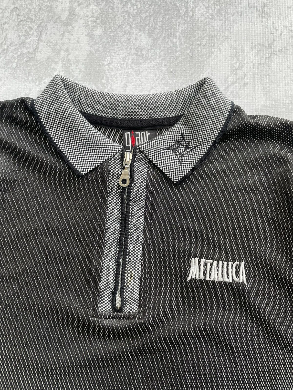 Giant Vintage 90s Metallica Polo Jersey Tee Shirt Size US XL / EU 56 / 4 - 4 Thumbnail