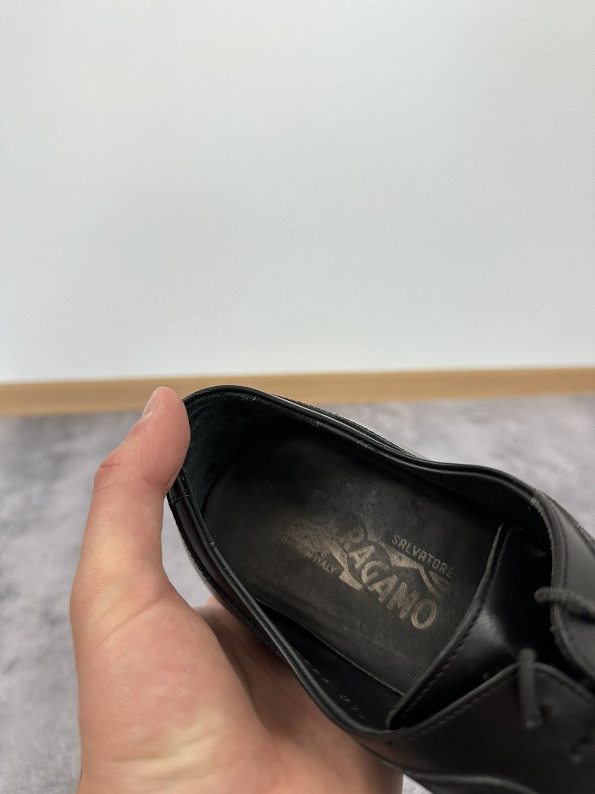 Salvatore Ferragamo Vintage Salvatore Ferragamo Luxury Rare Leather Formal Shoes Size US 10.5 / EU 43-44 - 18 Thumbnail