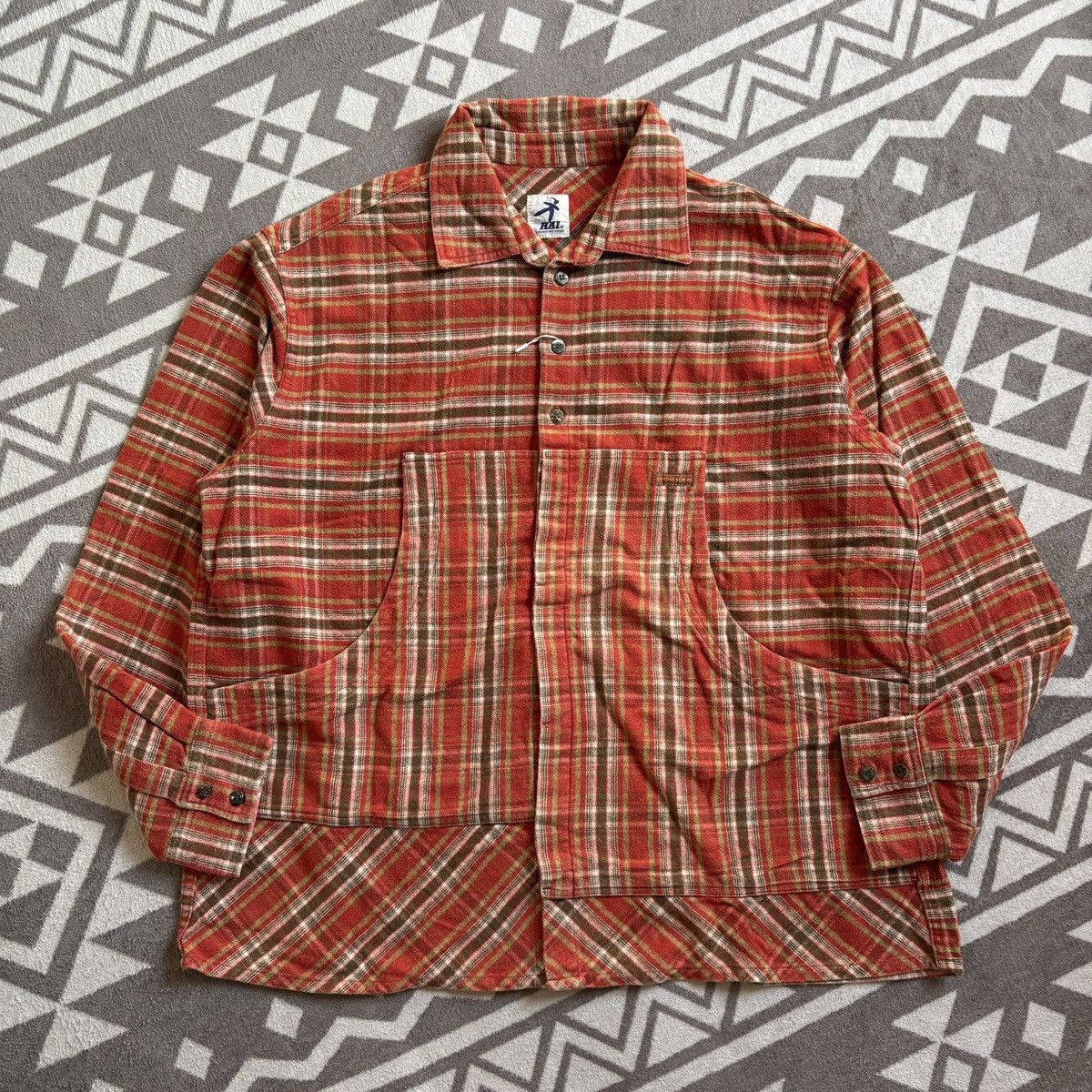 Hai Sporting Gear Vintage Hai issey miyake outer flannel shirt Size US M / EU 48-50 / 2 - 2 Thumbnail