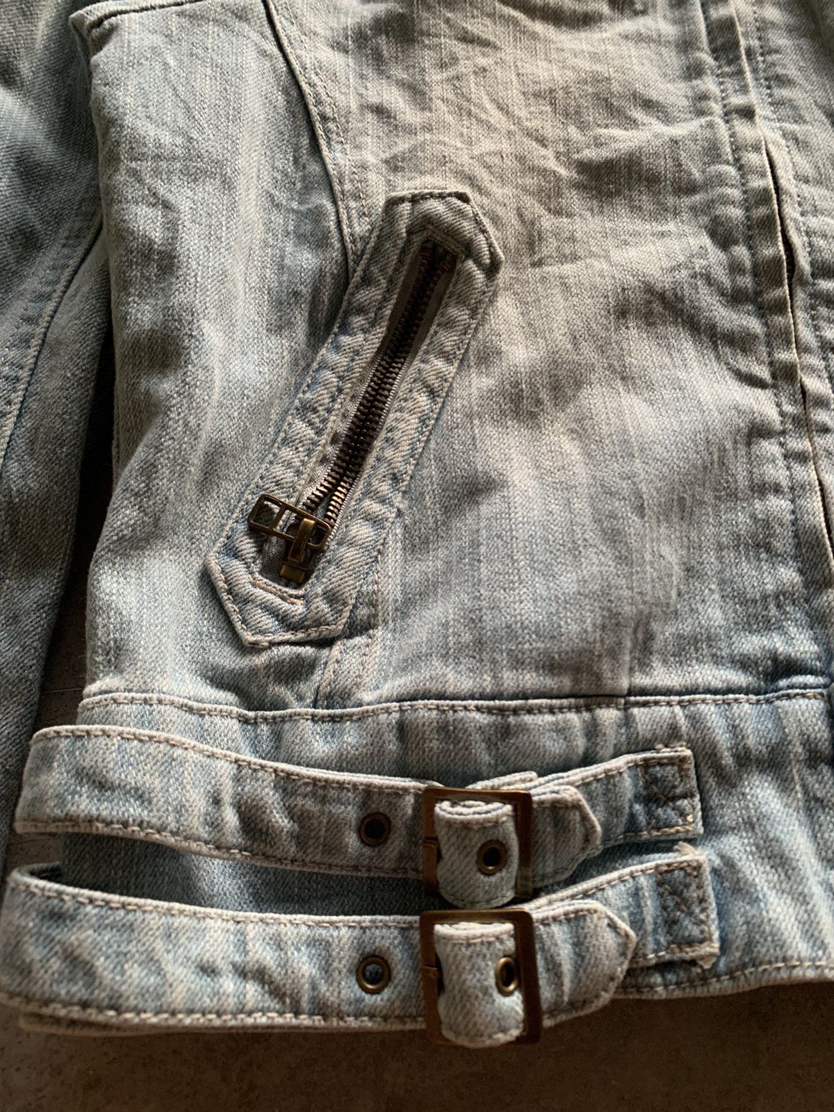 If Six Was Nine sorridere boxy denim biker jacket hooded grunge punk style Size US S / EU 44-46 / 1 - 10 Thumbnail