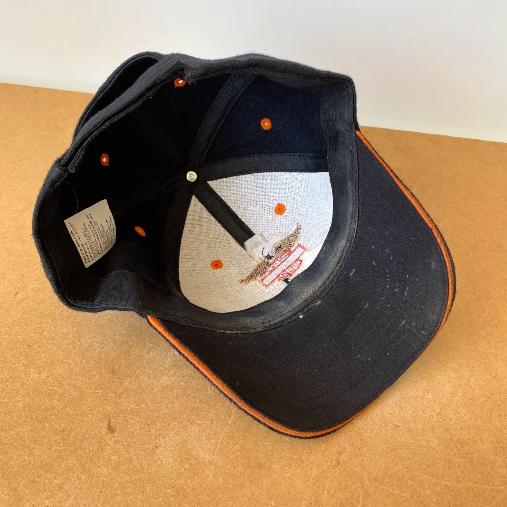 Vintage VINTAGE Harley Davidson Hat Baseball Cap Unisex Adults Adjustable Black Puerto Vallarta Eagle Bar Shield Mens Women Girls Boys Size ONE SIZE - 5 Thumbnail