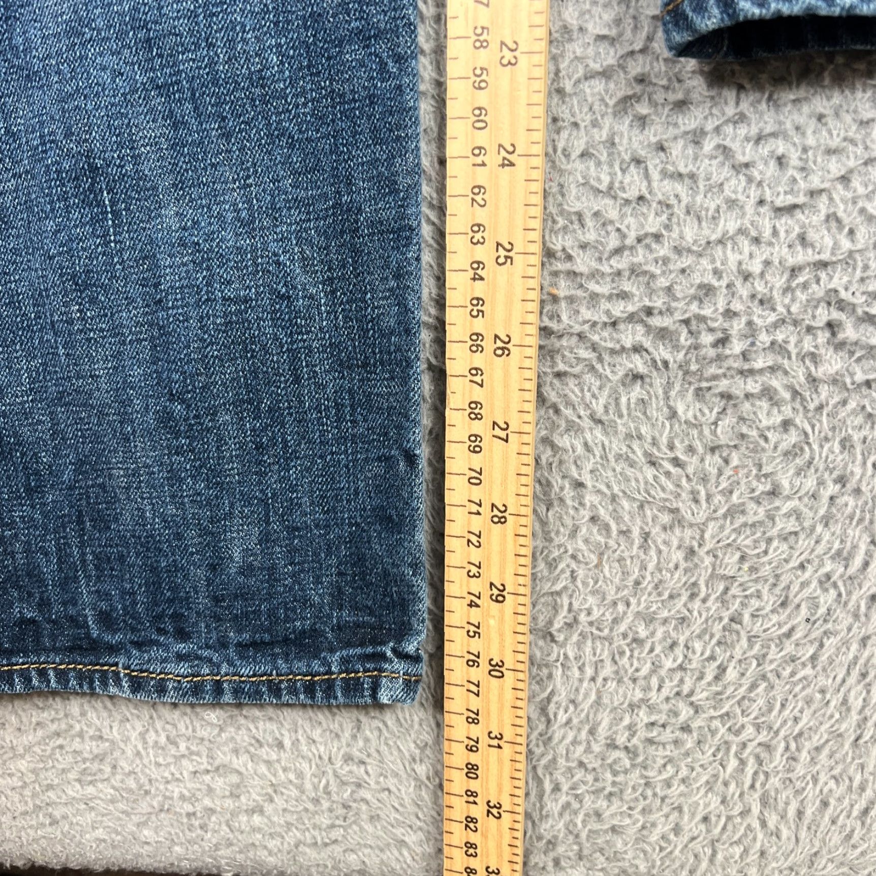 Levi's Levi’s 501 Jeans Mens 36x30 Blue Cotton Denim Straight Dark Size US 36 / EU 52 - 3 Thumbnail