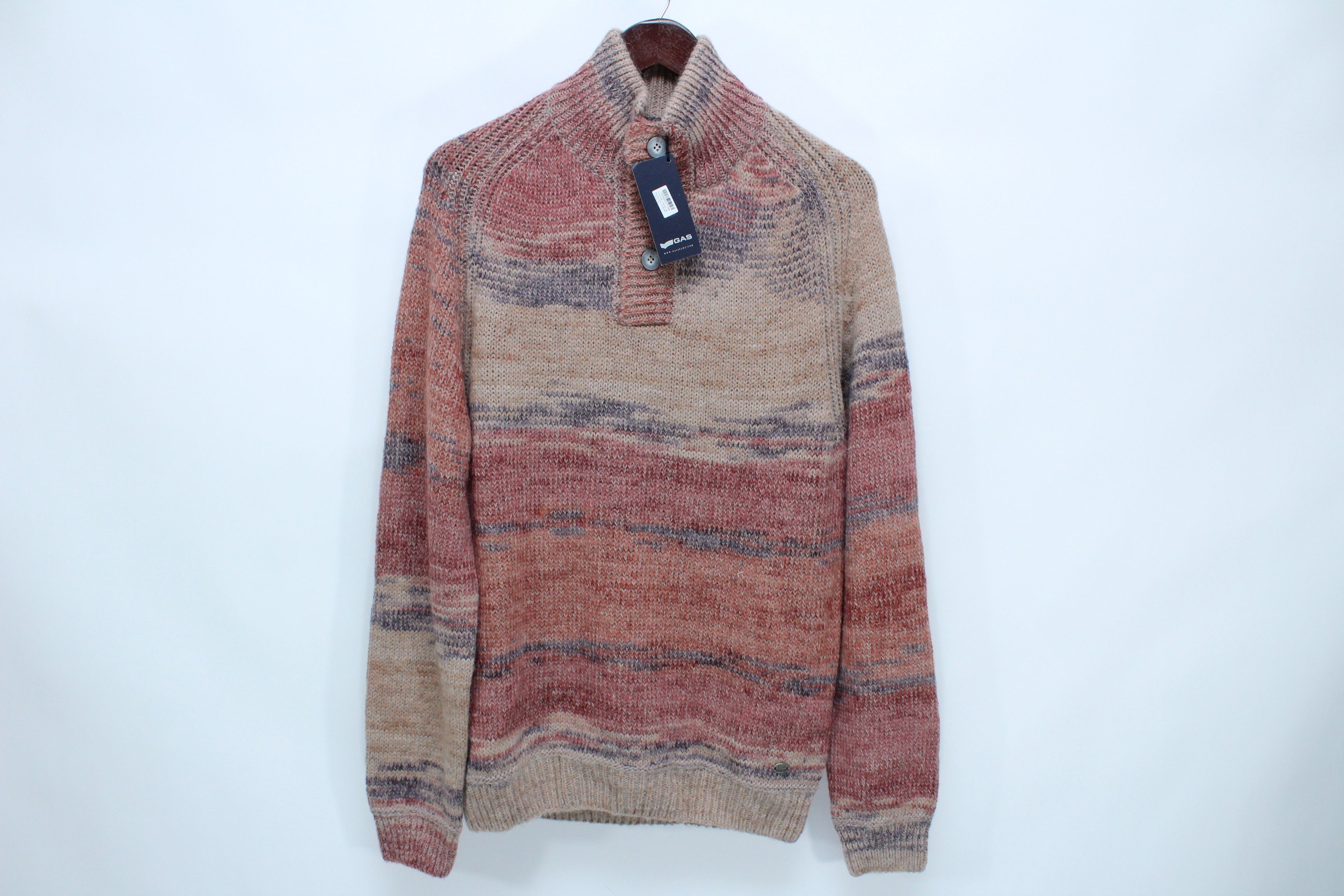GAS Gas Sweater Mens Size XXL Vintage RARE Size US XL / EU 56 / 4 - 2 Thumbnail