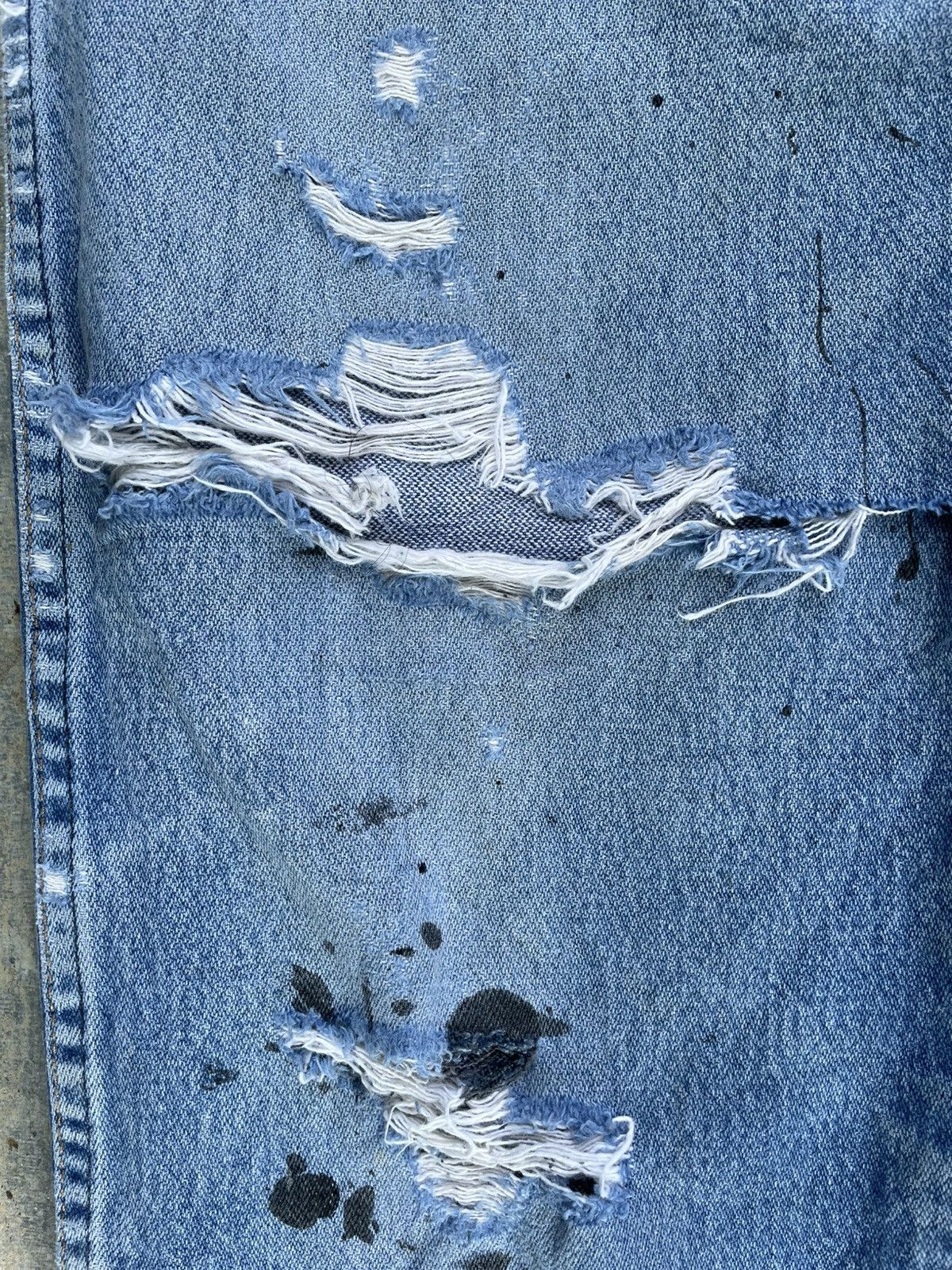 Japanese Brand × Vintage Y2K Wragler Distressed Denim – Rare Size Vintage Size US 32 / EU 48 - 5 Thumbnail