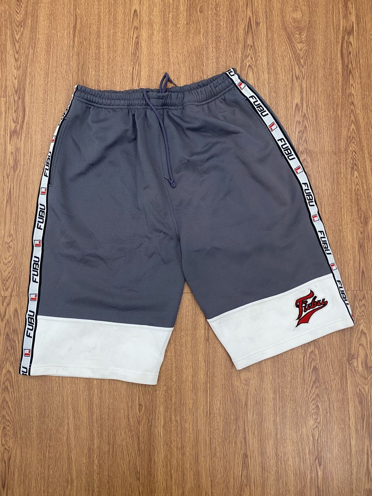 Fubu Vintage Fubu shorts taped pants Size US 34 / EU 50 - 1 Thumbnail