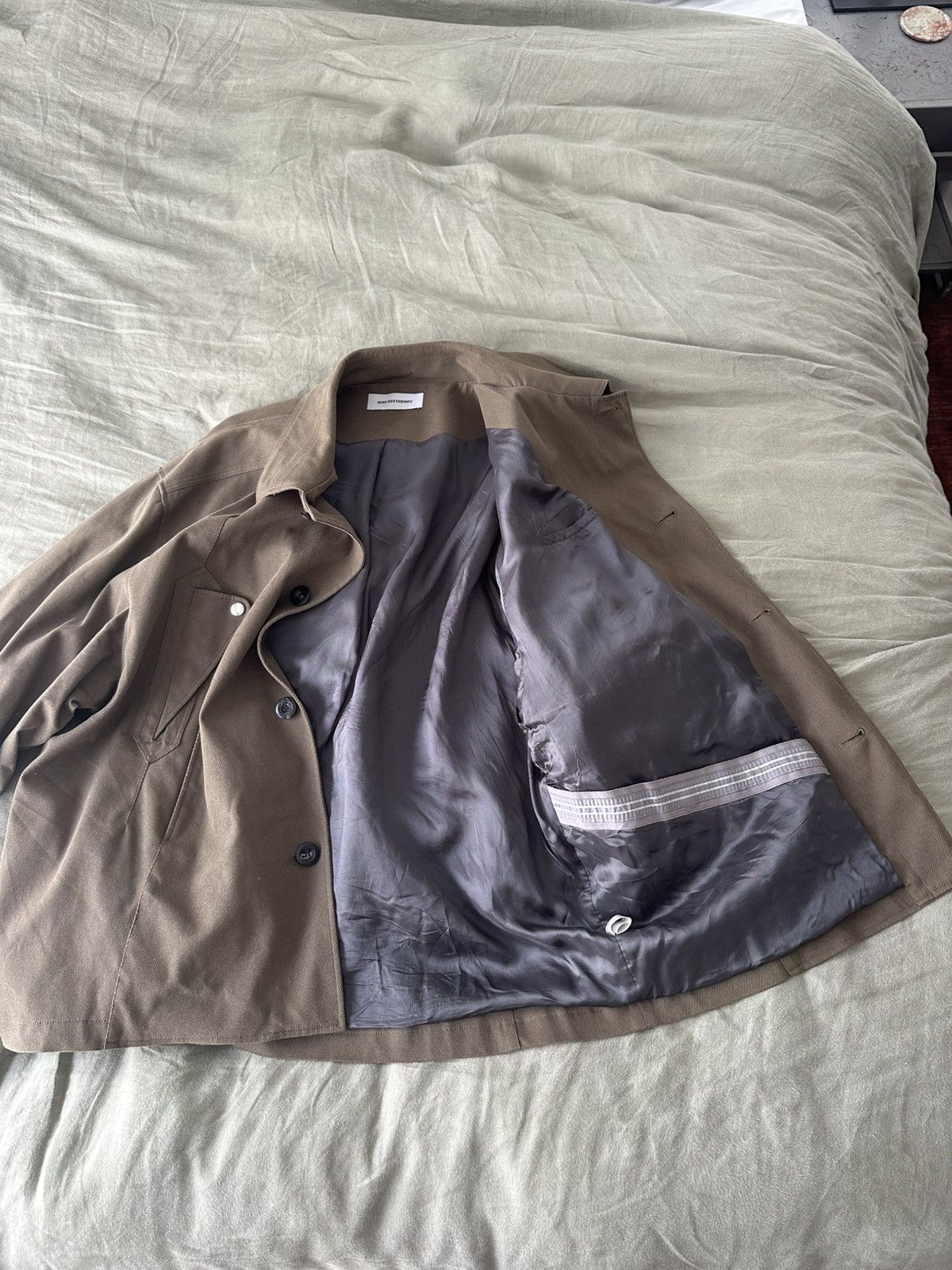 Kiko Kostadinov Annina Coat (brass green) Size US M / EU 48-50 / 2 - 8 Thumbnail