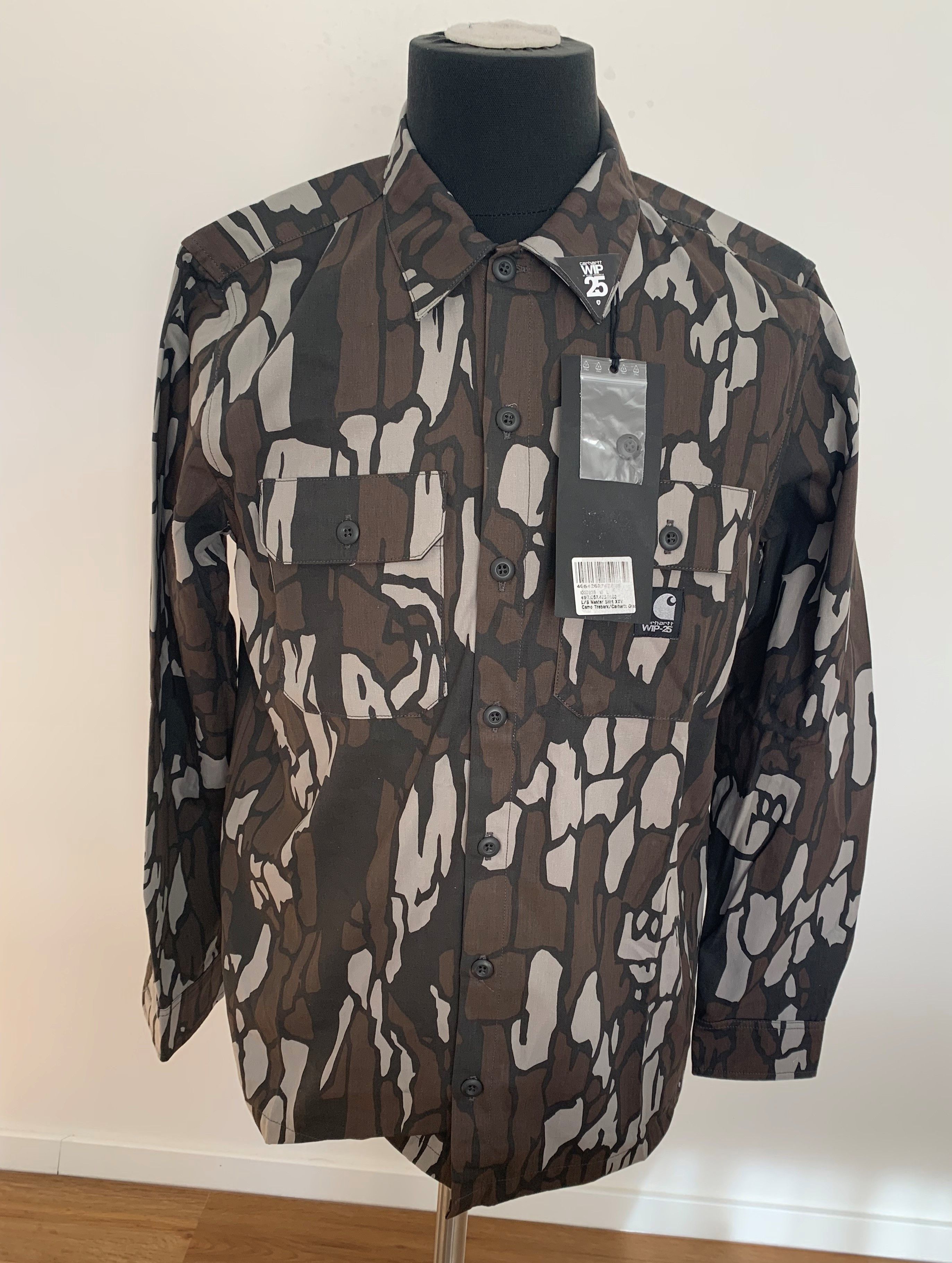 Carhartt Wip Carhartt WIP L/S Master Shirt XXV Camo Size US L / EU 52-54 / 3 - 2 Thumbnail
