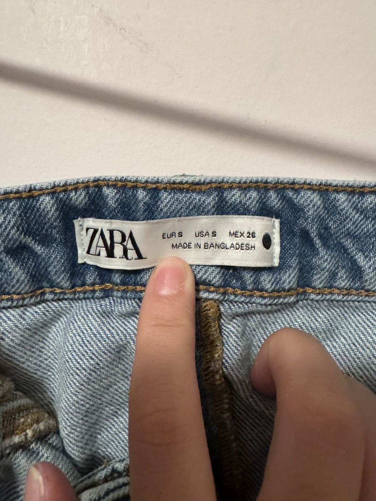 Zara Denim Tube Top Size S / US 4 / IT 40 - 3 Thumbnail