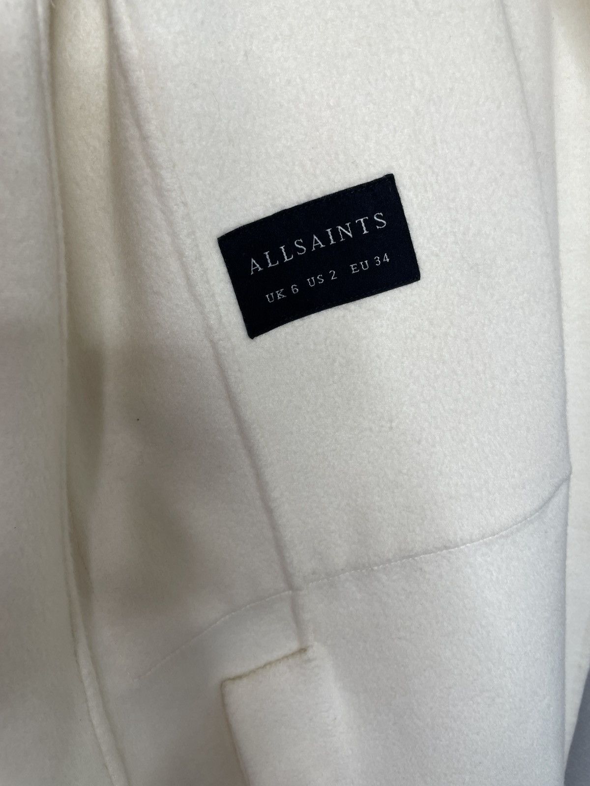 Allsaints Allsaints Wool Trench Coat Size XS / US 0-2 / IT 36-38 - 9 Thumbnail