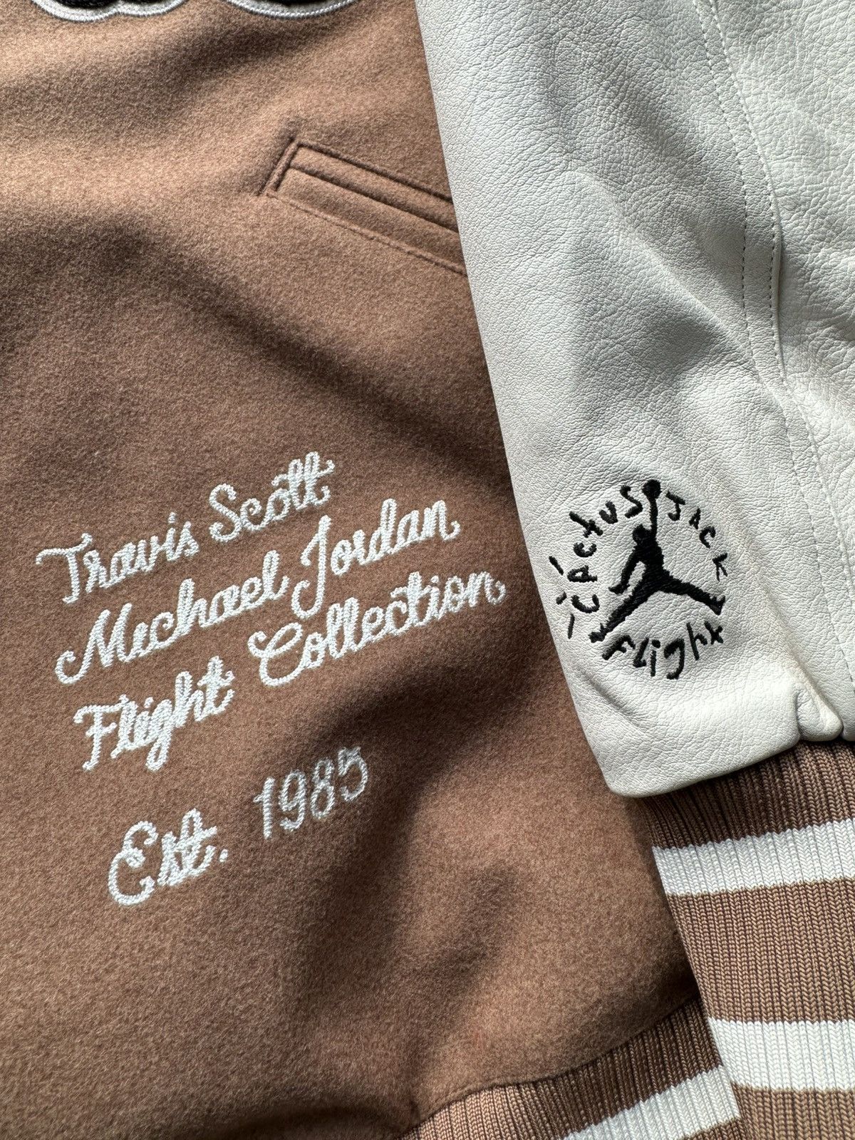 Jordan Brand × Travis Scott Cactus Jack x Jordan Varsity Jacket Size US XL / EU 56 / 4 - 13 Thumbnail