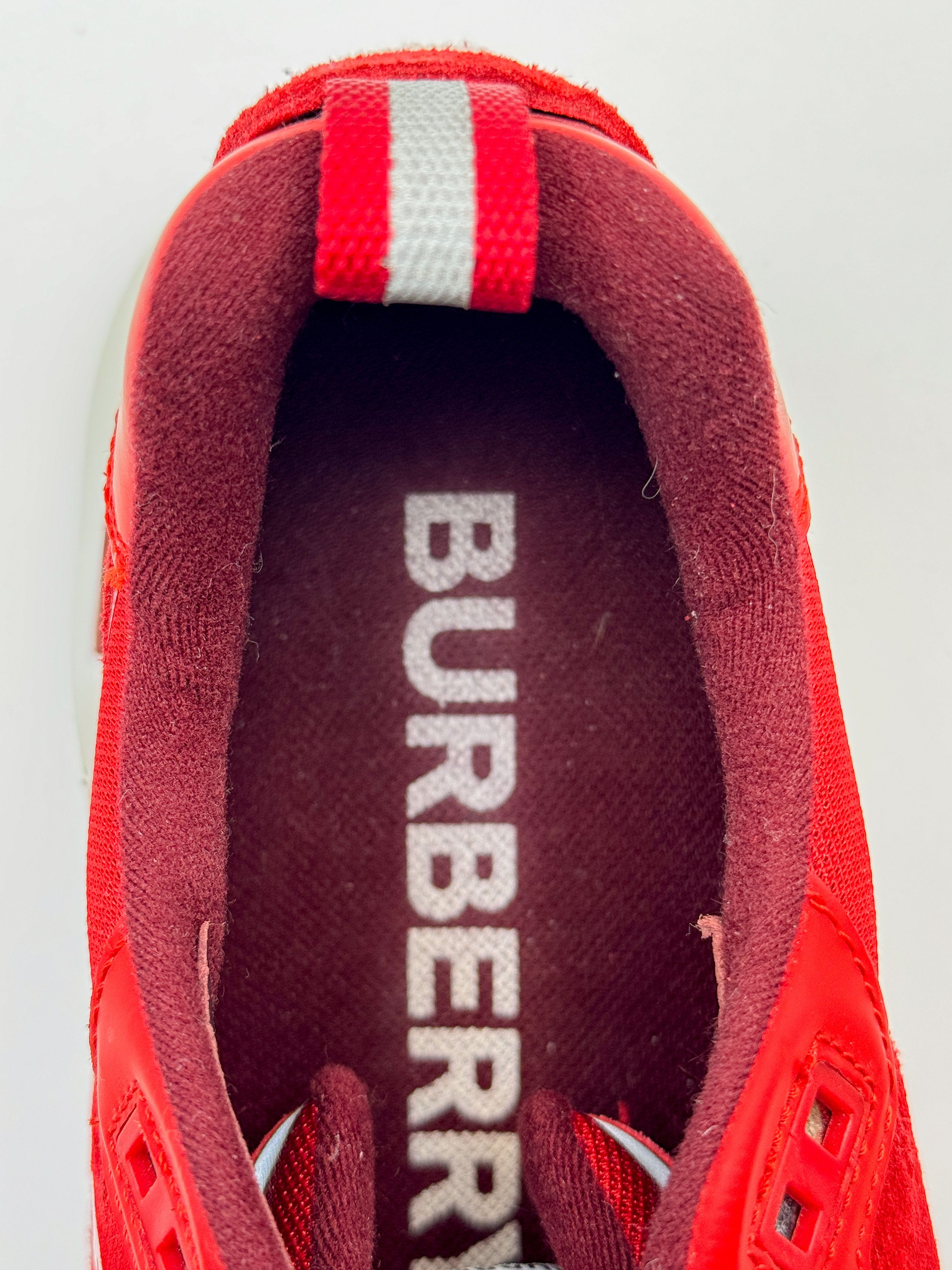 Burberry Burberry Logo Print Suede & Leather Chilli Red 2022 Size US 9 / EU 42 - 11 Thumbnail