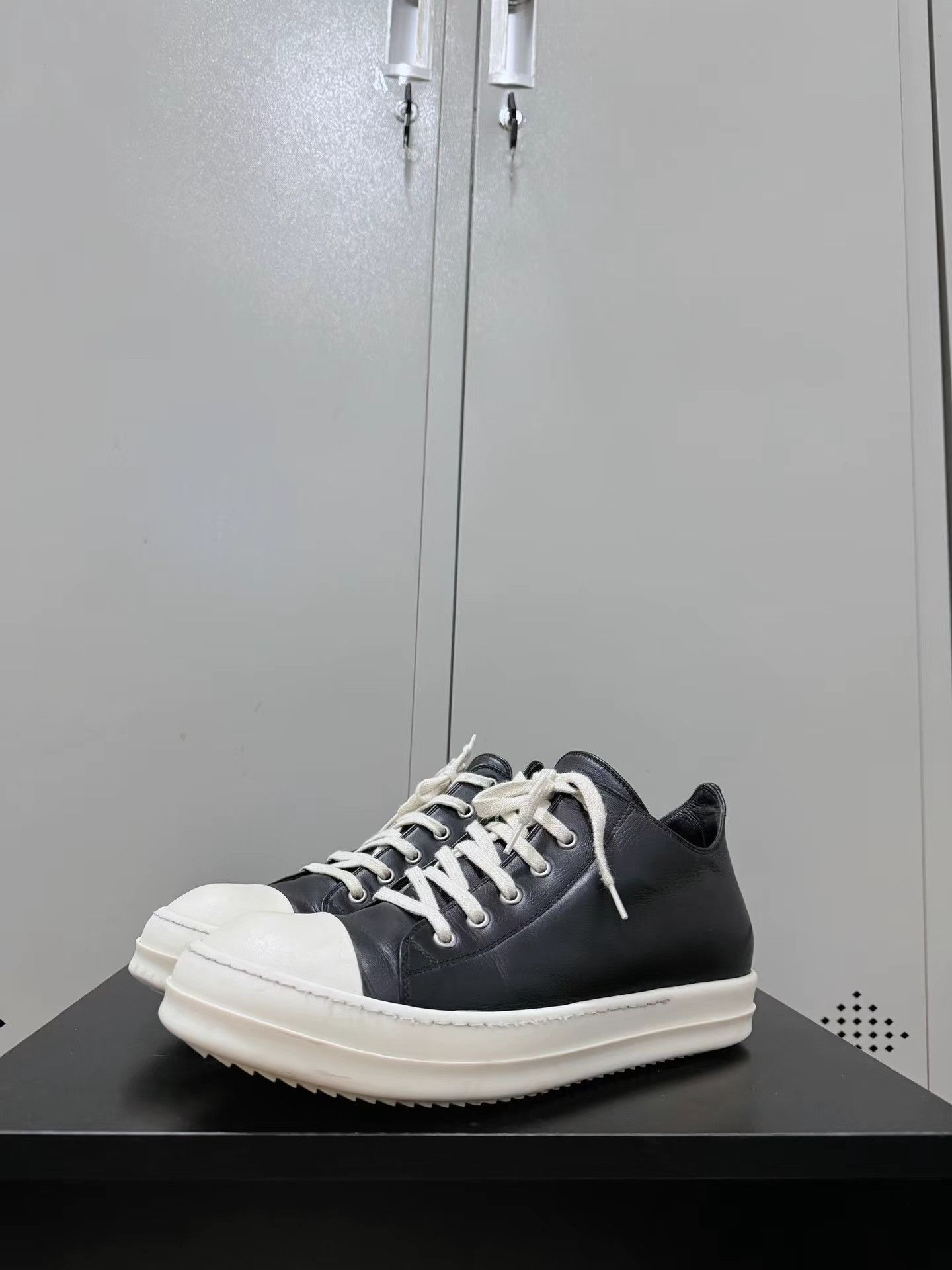 Rick Owens Rick Owens leather Converse high-top Size US 9 / EU 42 - 1 Thumbnail