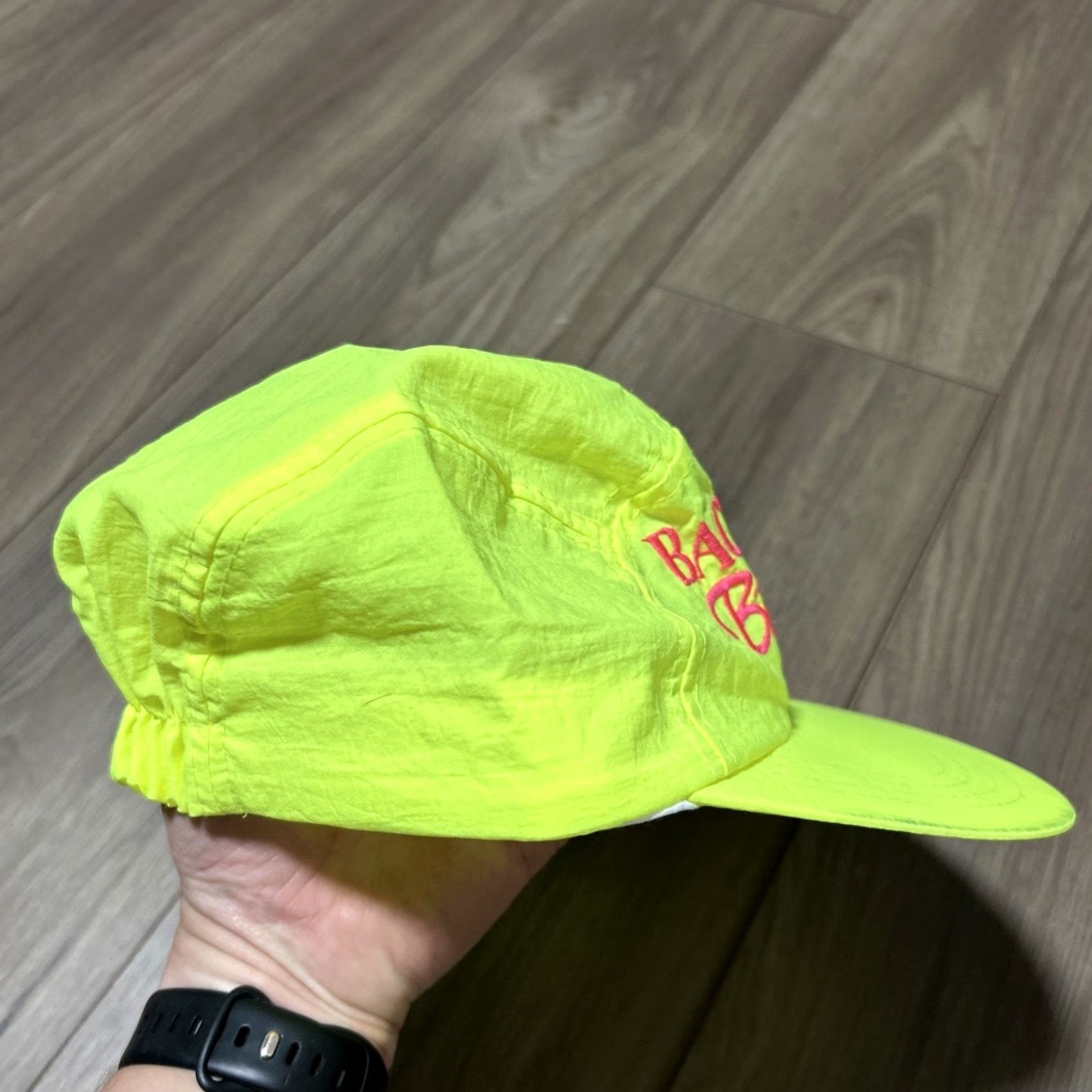Vintage VINTAGE Bacardi Breezer Hat Cap Yellow Snapback Sun Faded Embroidered Adjustable Baseball Cap Men 1980s Logo Size ONE SIZE - 5 Thumbnail