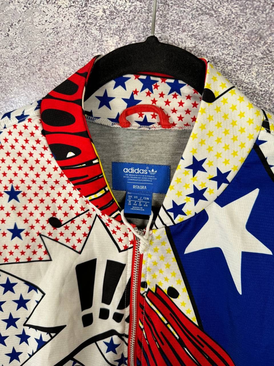 Adidas Adidas x Rita Ora Super Track Top Jacket Comic Print Size M / US 6-8 / IT 42-44 - 9 Thumbnail