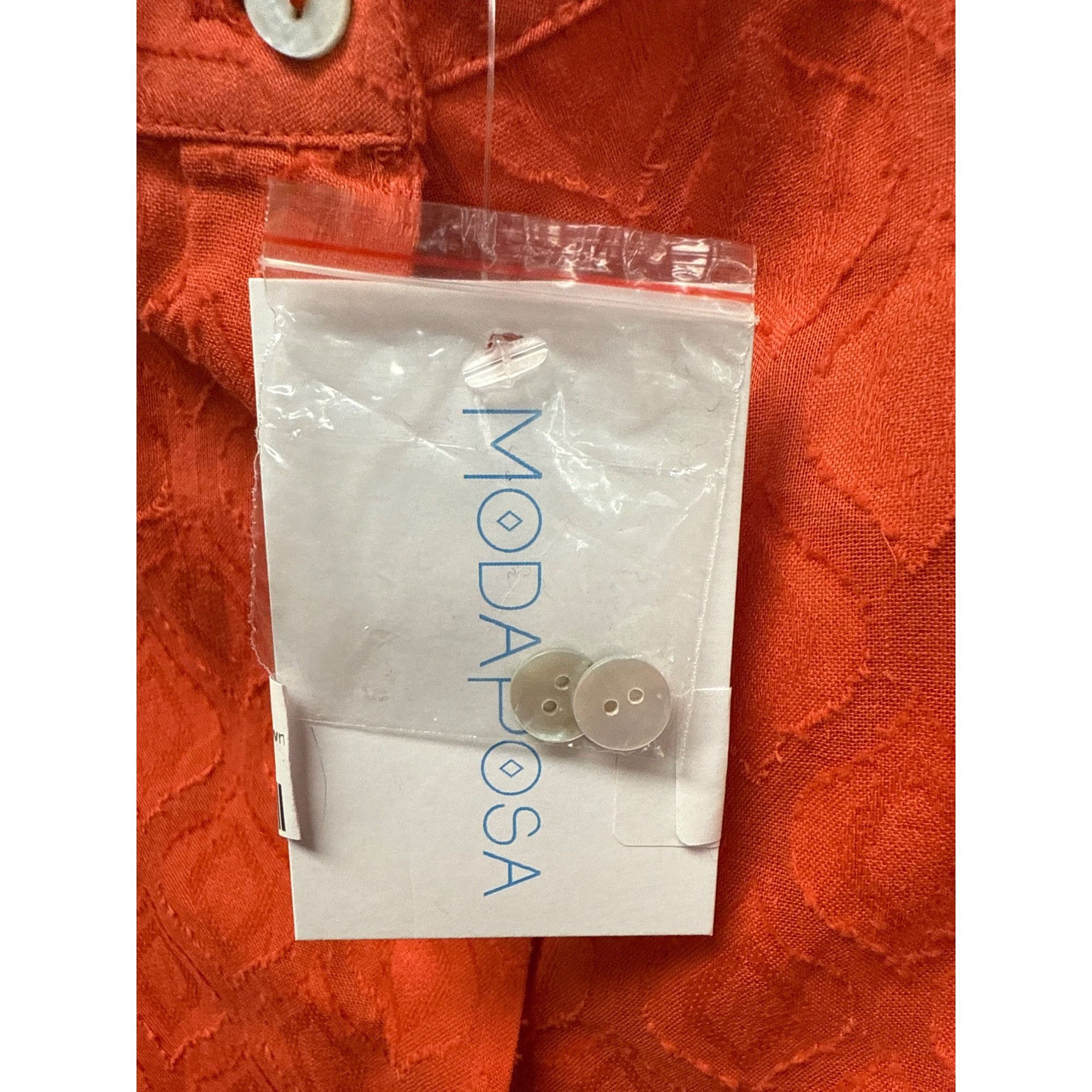 Other Feliciana Drop Sleeve Jacquard Button Down Blouse ModaPosa X Size XS / US 0-2 / IT 36-38 - 2 Thumbnail