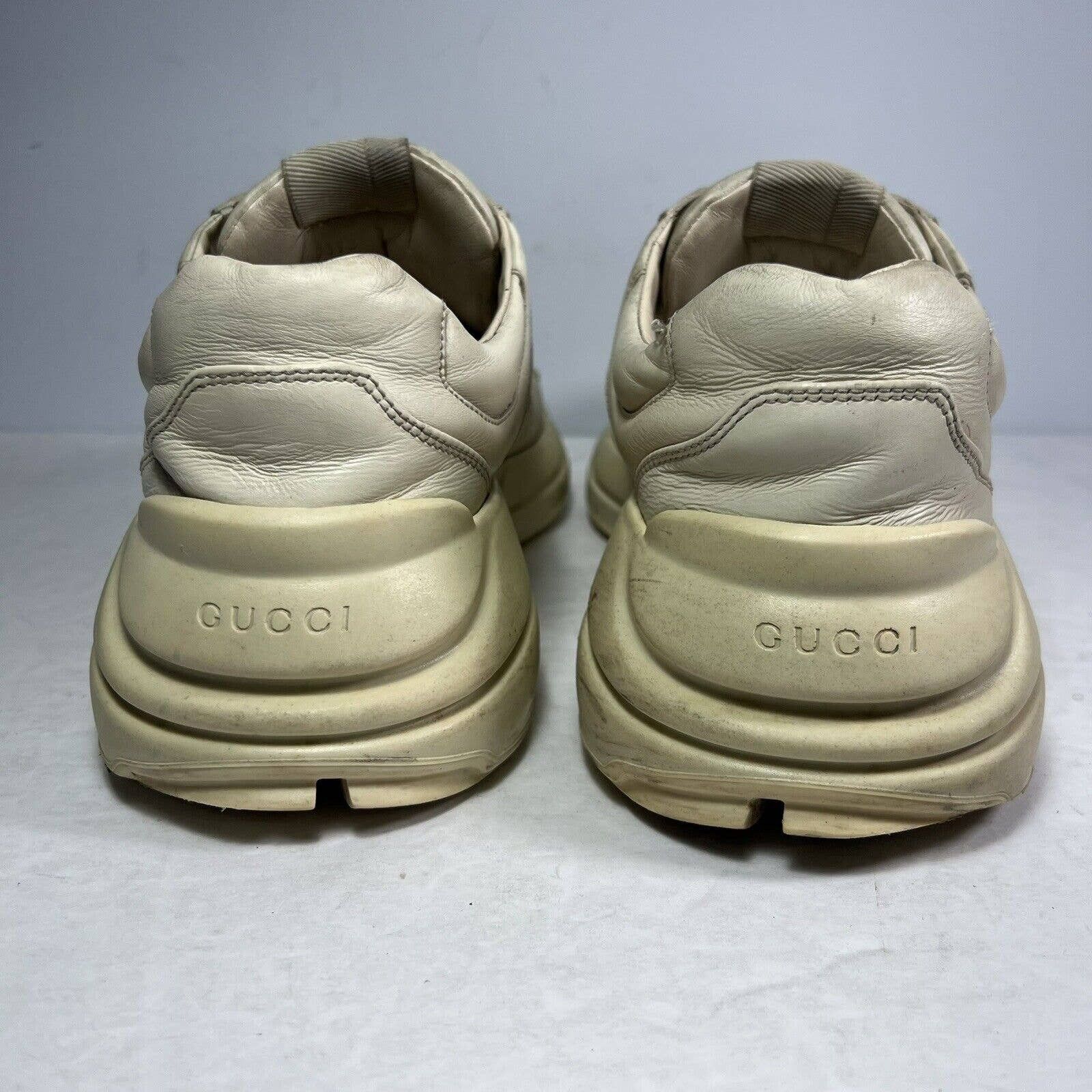 Gucci Gucci Rhyton Leather Sneaker Vintage Logo 500878 DRW00 9522 Size US 10 / EU 43 - 4 Thumbnail