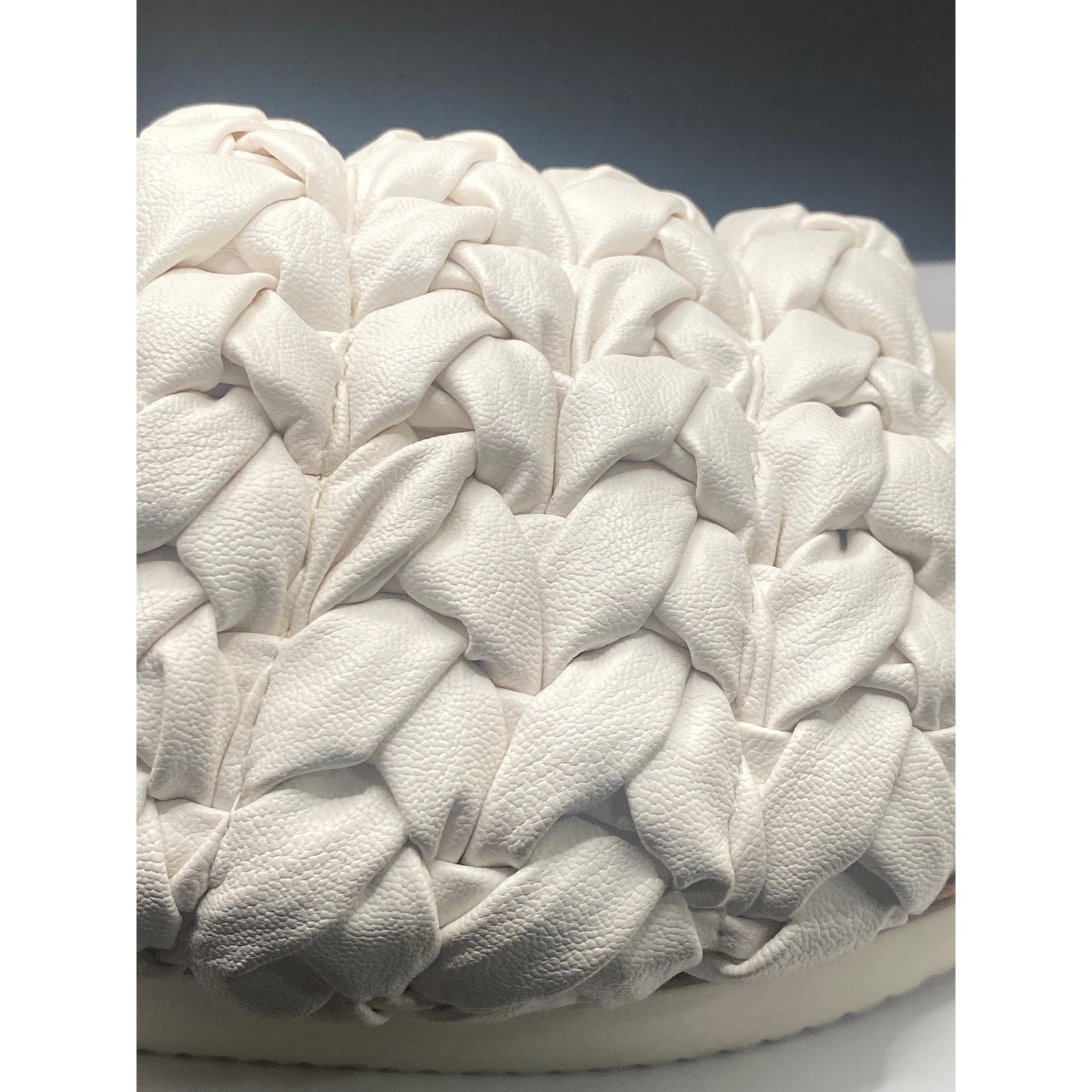 Sam Edelman Sam Edelman Ainslie White Braided Flat Slide Sandal 9.5 Size US 9.5 / IT 39.5 - 9 Thumbnail