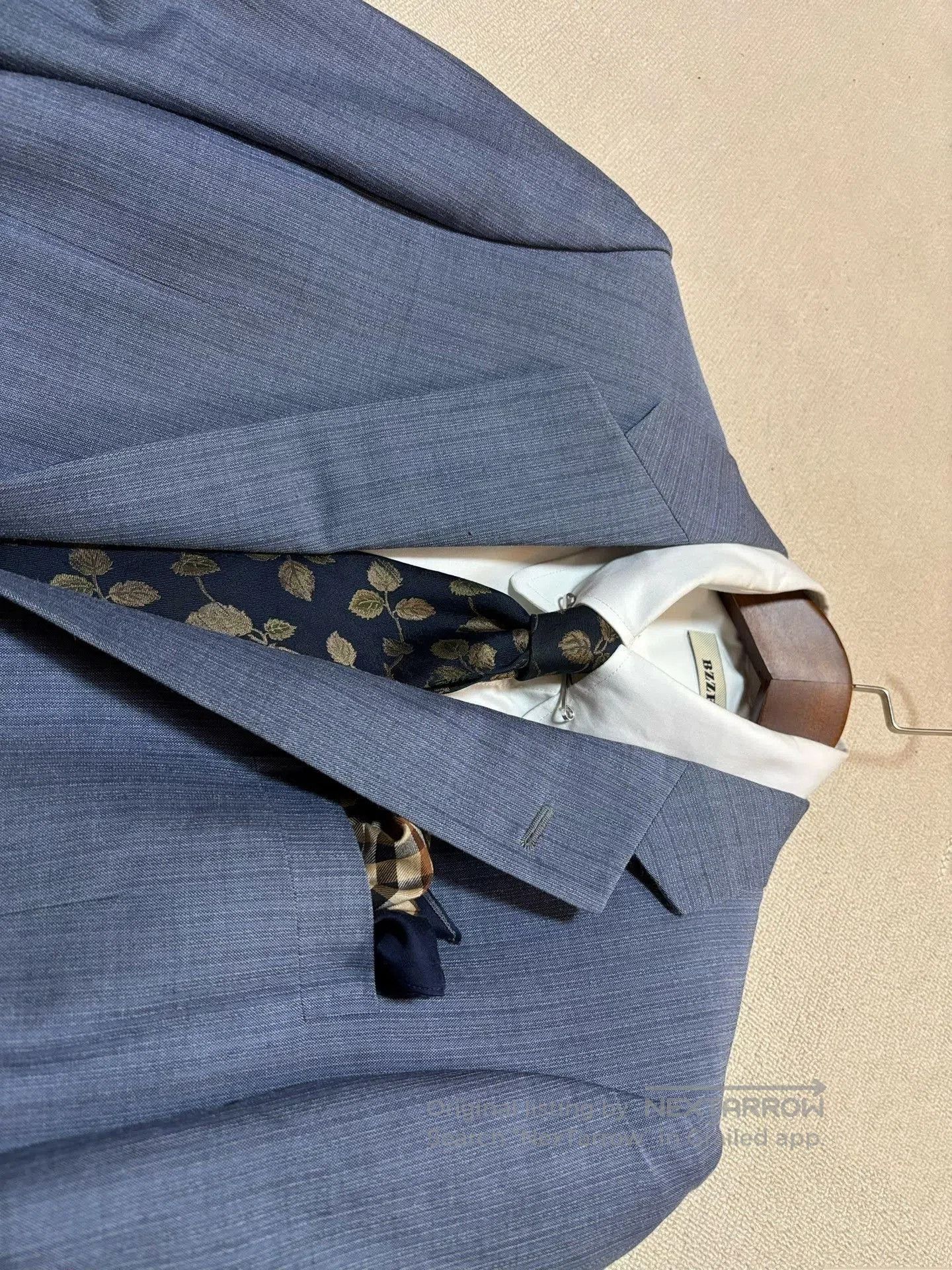 Burberry Burberry Men's Gray-Blue Single-Breasted Suit. Size US M / EU 48-50 / 2 - 7 Thumbnail