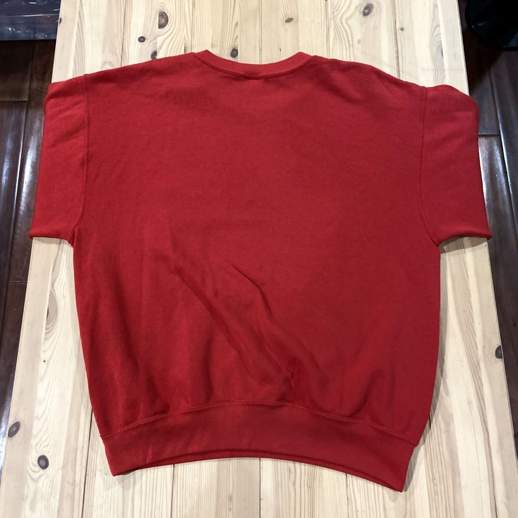 Vintage VINTAGE Men's University Of Nebraska Chest Spellout Red Cotton Exchange USA L Sweatshirt Pullover Red Mens Shirt Size US L / EU 52-54 / 3 - 6 Thumbnail