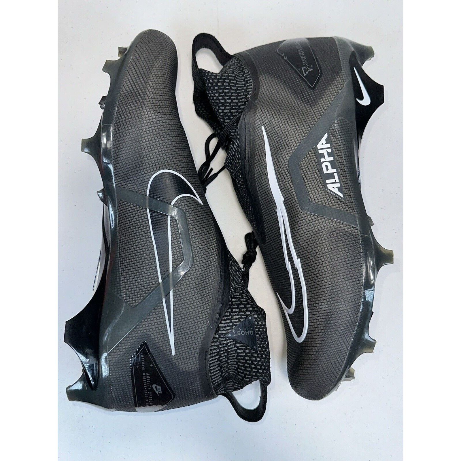 Nike Nike Alpha Menace Elite 3 Flyknit Cleats CT6648-010 SIZE 13 Size US 13 / EU 46 - 1 Thumbnail