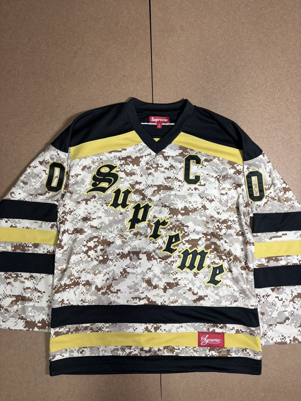 Supreme Desert Camo Hockey Top | Grailed