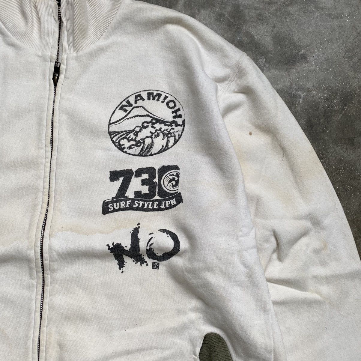 Japanese Brand 2000s Na Mi Oh Surf Japan Y2K Style Zip Up Tracktop Size US XXL / EU 58 / 5 - 5 Thumbnail