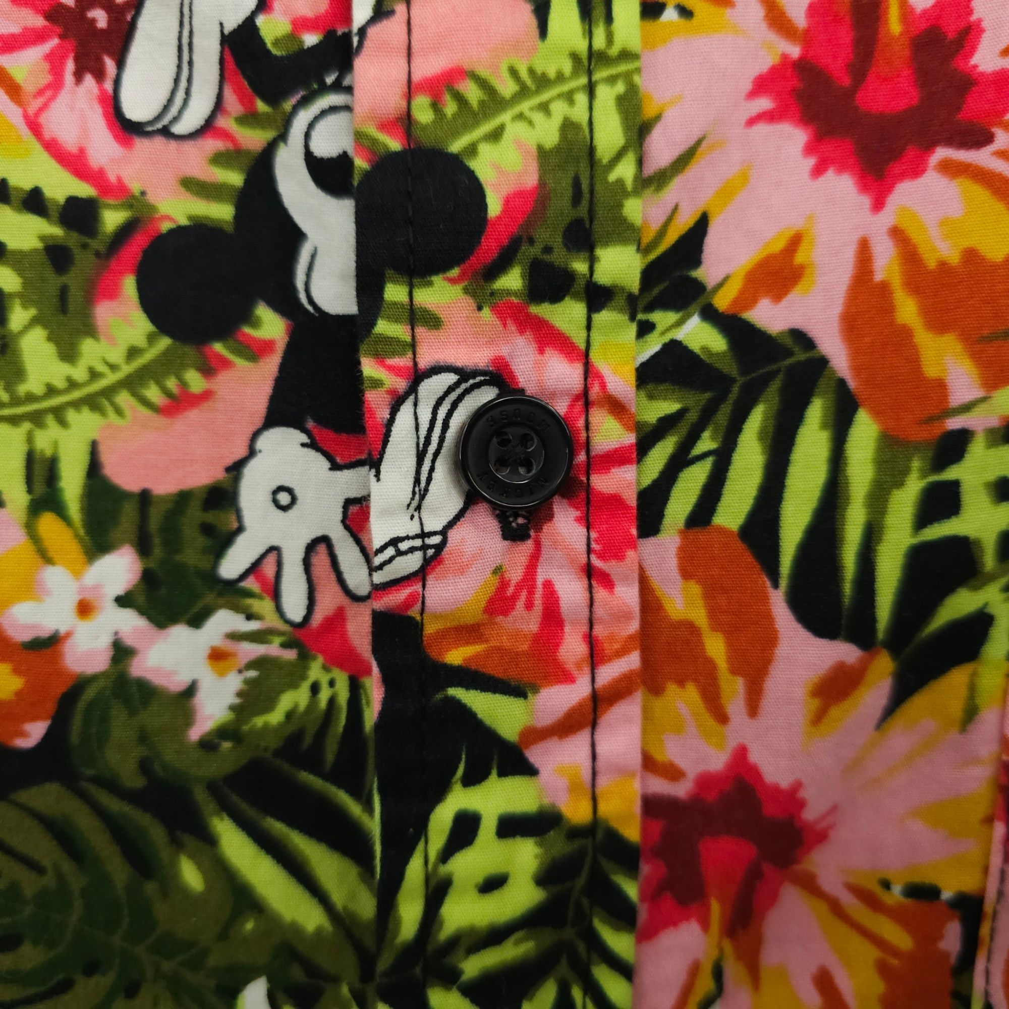 Disney Disney Mickey Mouse Button Down Shirt Small Tropical Floral Size US S / EU 44-46 / 1 - 7 Thumbnail