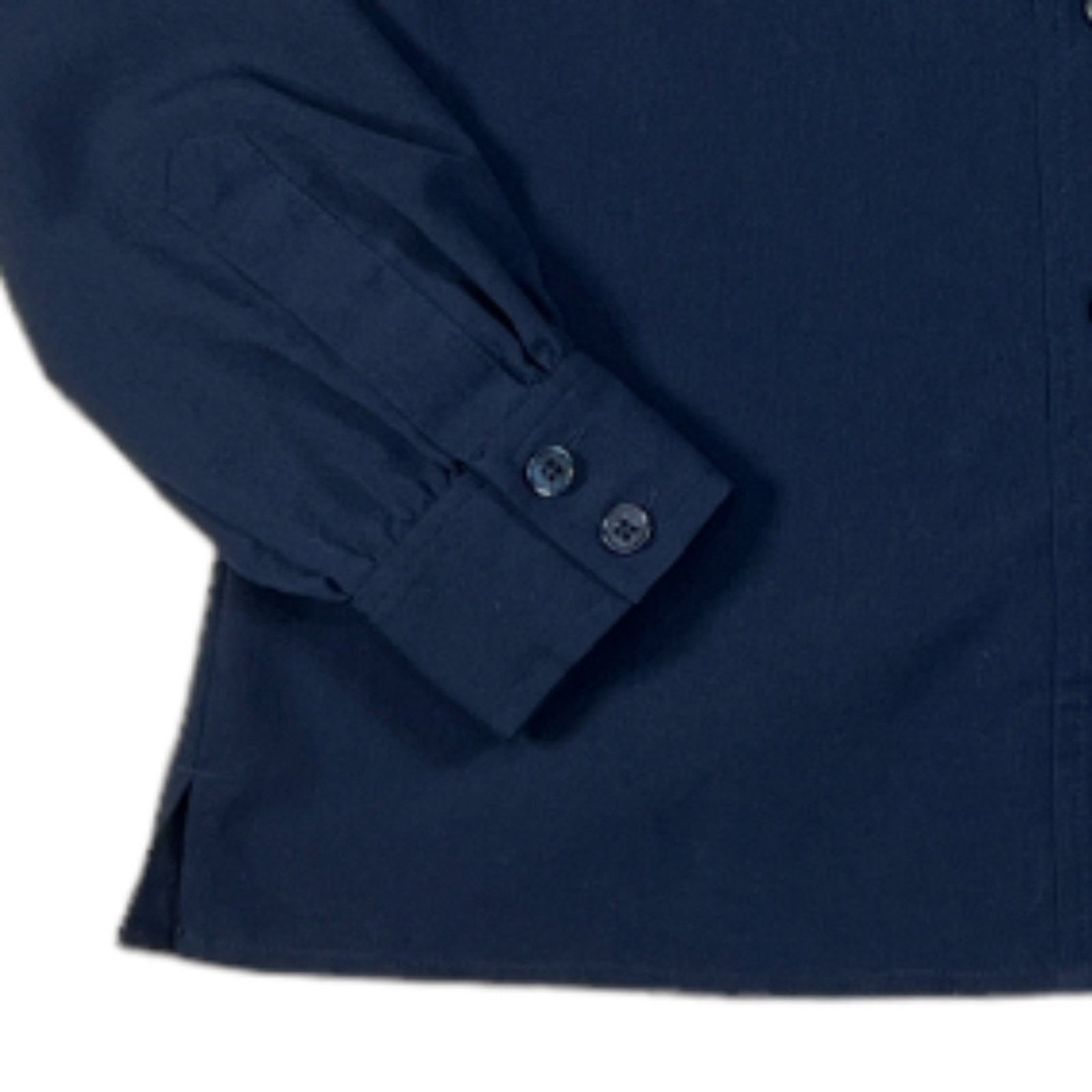 Tory Burch Tory Burch Navy Blue Shirt | Size 0 Size XS / US 0-2 / IT 36-38 - 3 Thumbnail