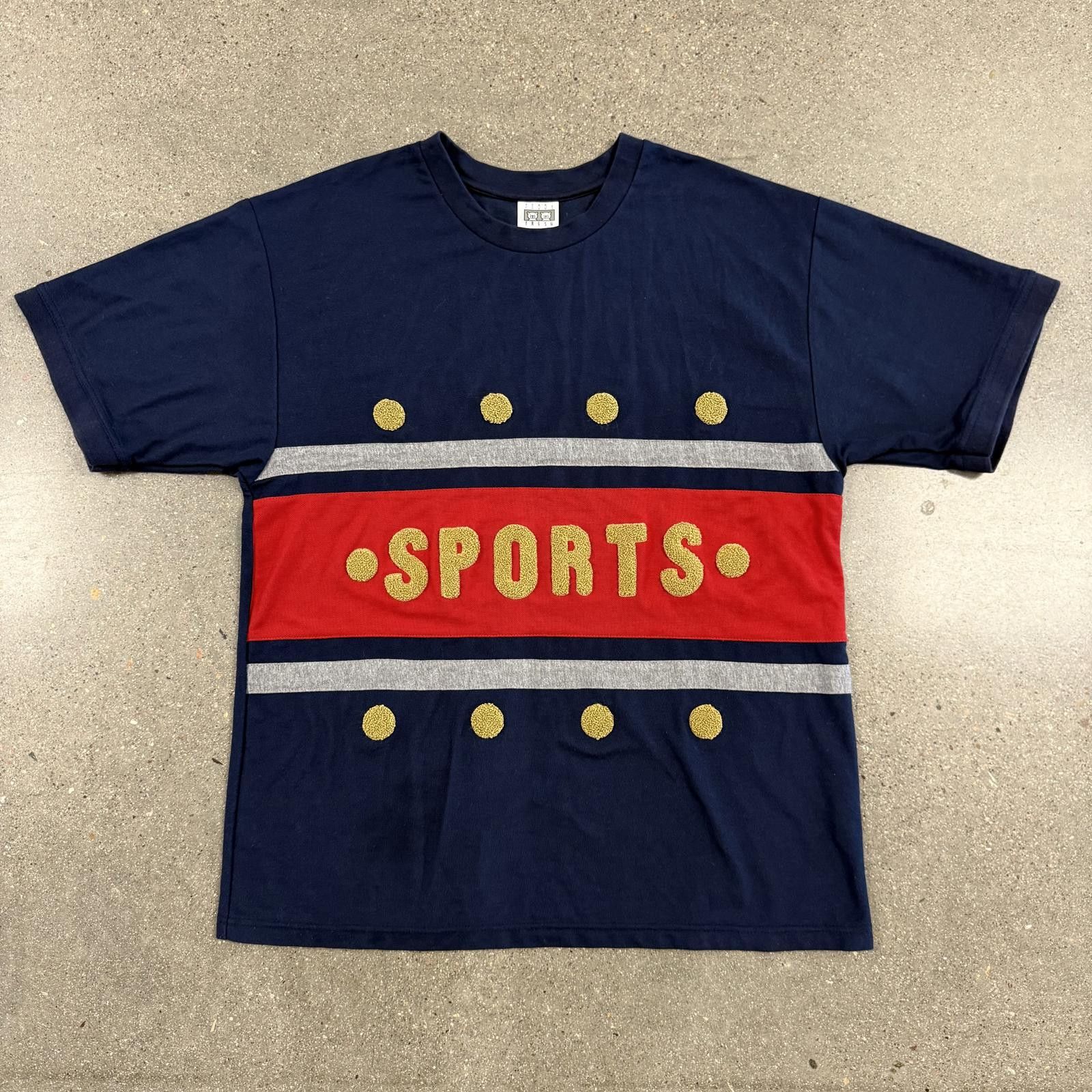 Teddy Fresh Rare Teddy Fresh Pile Weave Sports Spell-Out T-Shirt - XL Size US XL / EU 56 / 4 - 1 Thumbnail