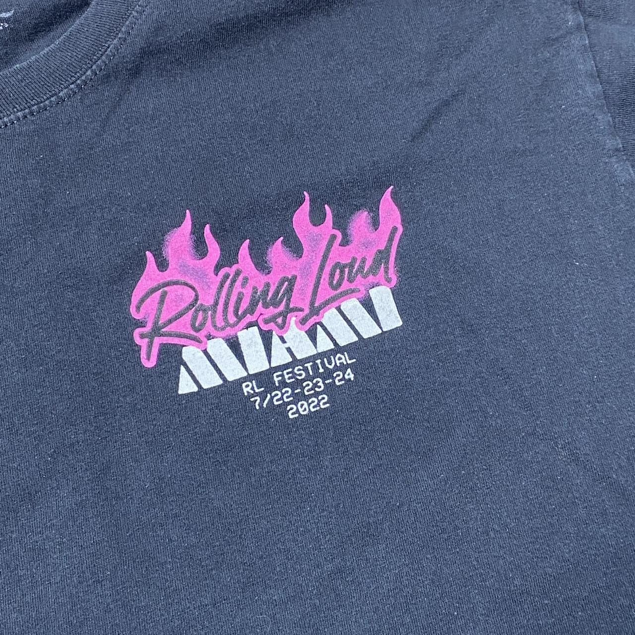 Rolling Loud Rolling Loud 2022 Black Rap Concert Tee Size XL Size US XL / EU 56 / 4 - 3 Thumbnail
