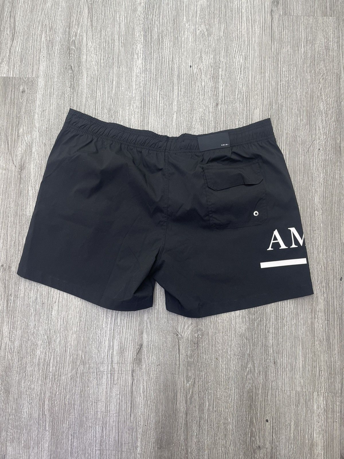 Amiri Amiri MA bar swim shorts (black) Size US 38 / EU 54 - 2 Thumbnail