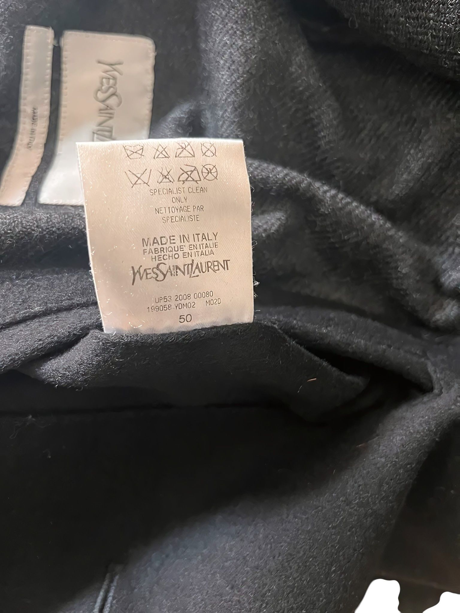 Yves Saint Laurent DEEP HOOD WOOL COAT Size US M / EU 48-50 / 2 - 7 Thumbnail