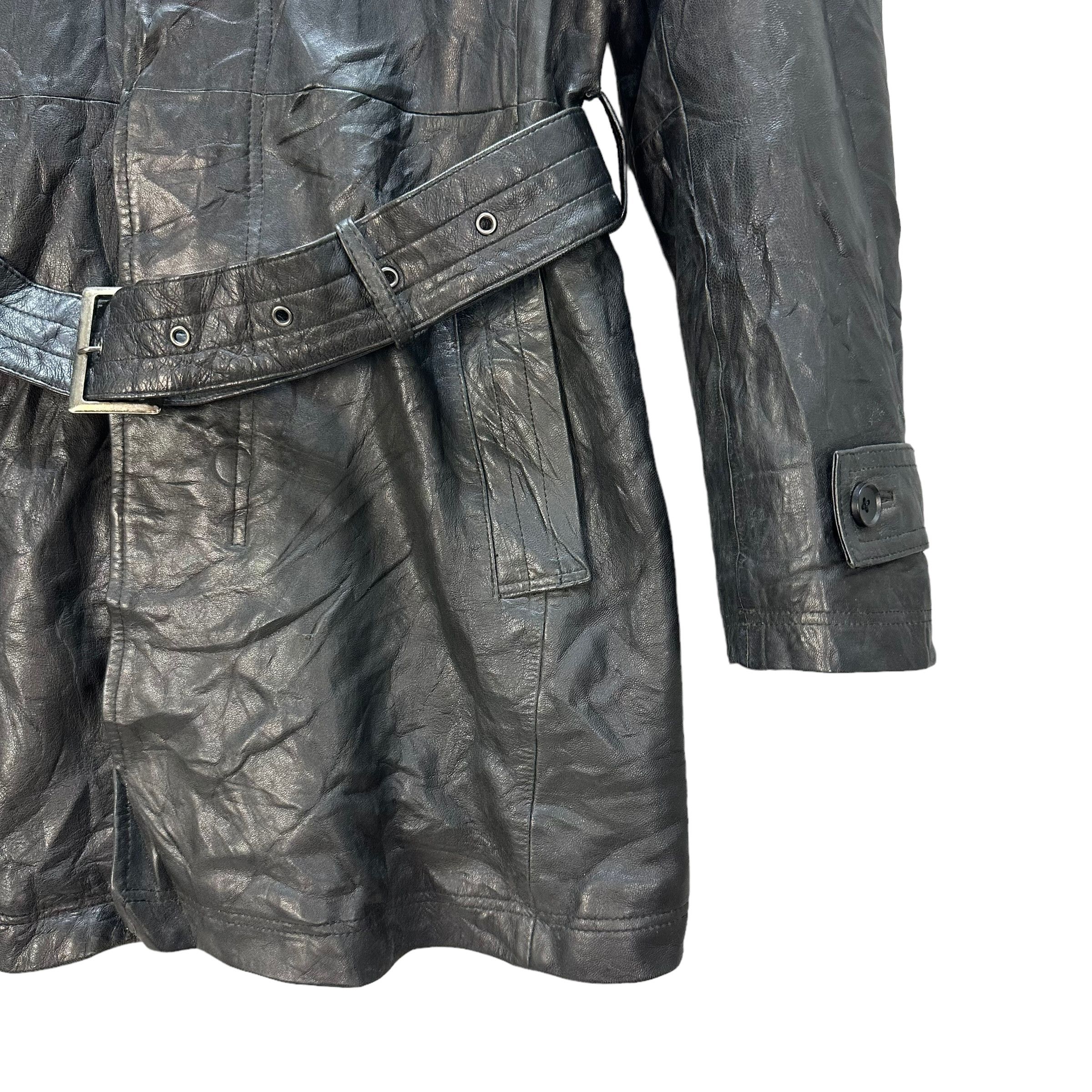 Tornado Mart TORNADO MART POLY OVERCOAT / TRENCH COAT #8750-024 Size L / US 10 / IT 46 - 6 Thumbnail