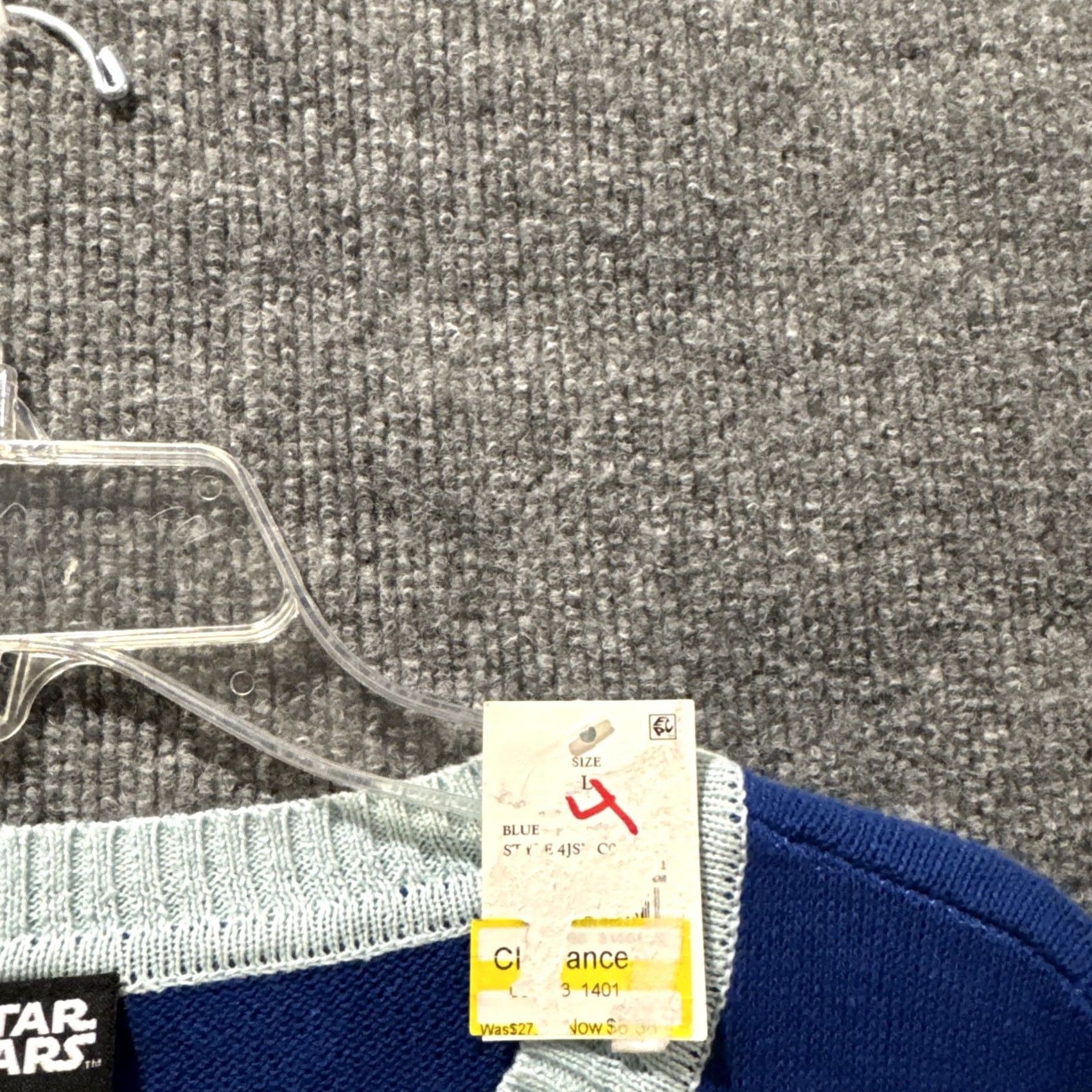 Star Wars Vintage Style Star Wars Sweater Size L Blue Knit Pullover Crewneck BNWT Women’s Size L / US 10 / IT 46 - 5 Thumbnail