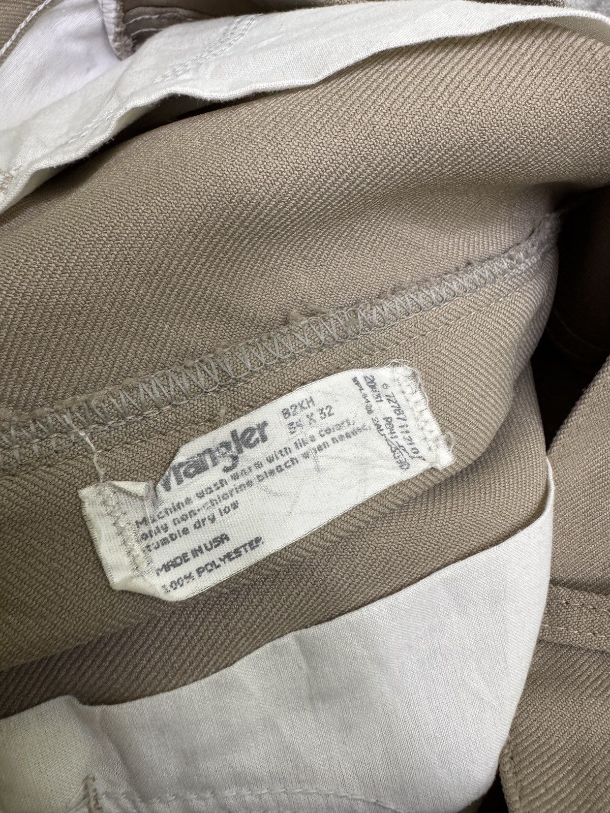 Wrangler Vintage Wrangler Sta-Prest Permanent Crease Straight Leg Size US 32 / EU 48 - 15 Thumbnail