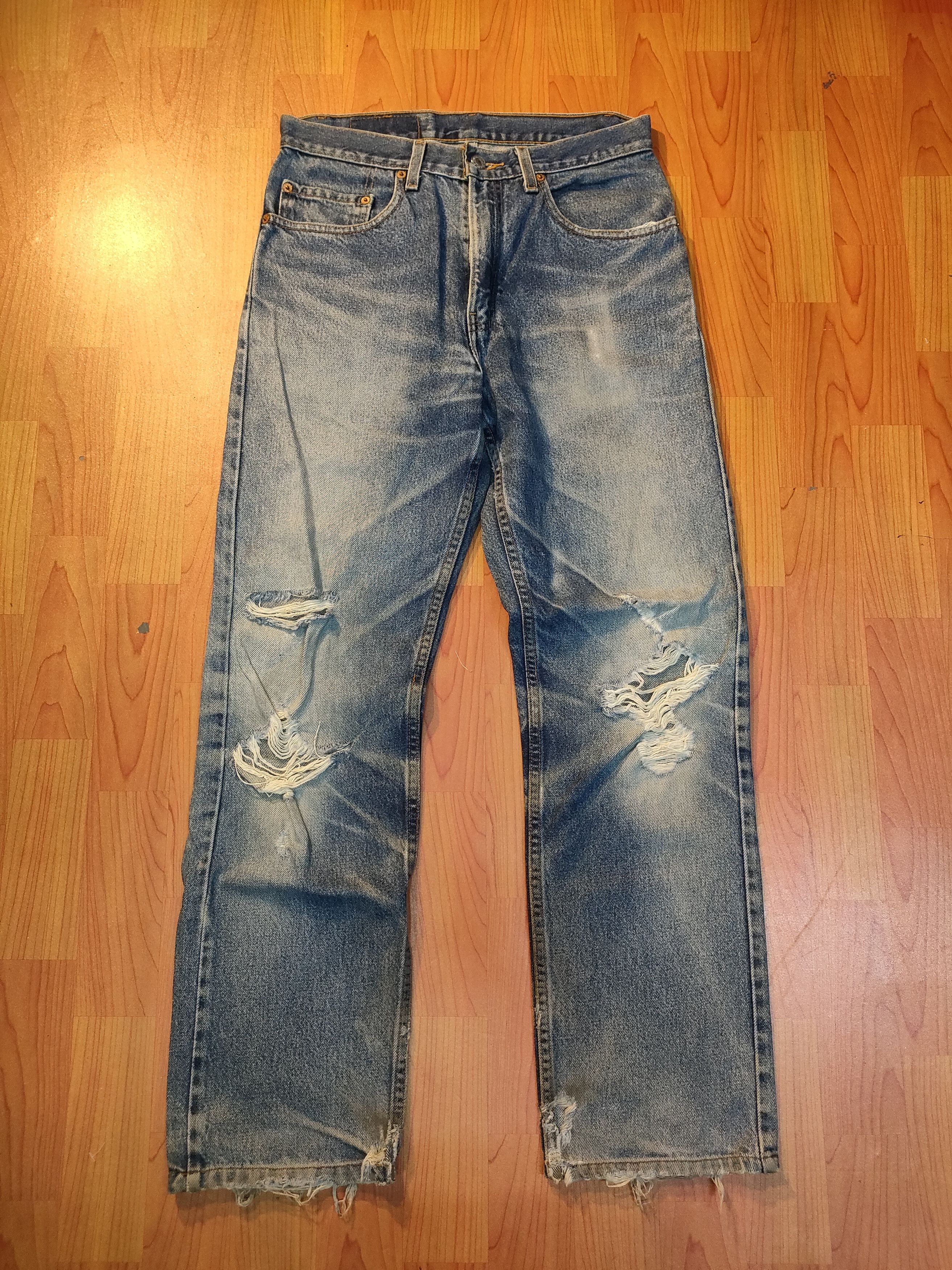 Levi's Vintage Distressed Levi's 505 Jeans Size US 31 - 1 Thumbnail