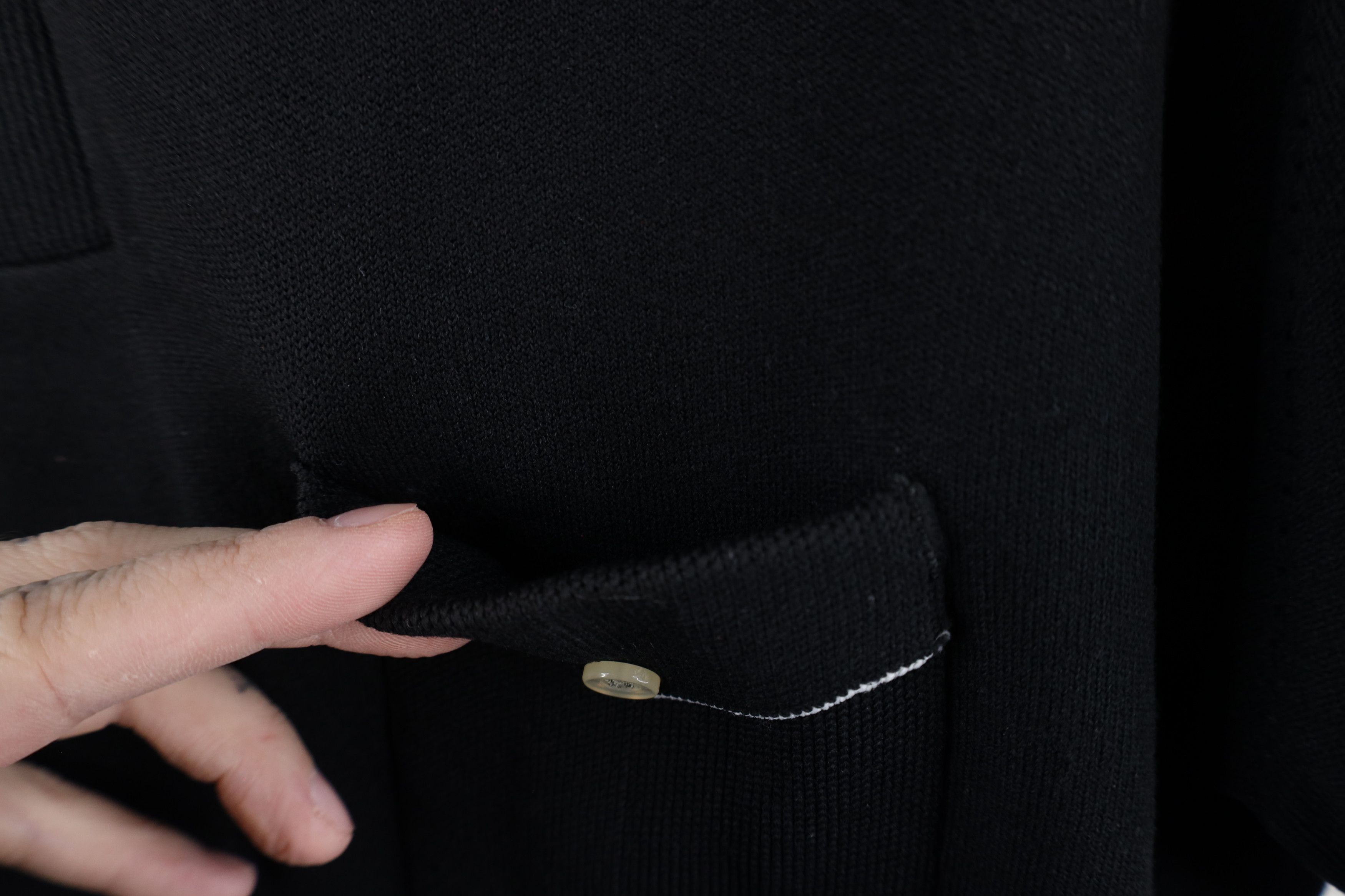 Vintage Vintage 60s 70s Streetwear Pullover Polo Shirt Black USA Size US M / EU 48-50 / 2 - 4 Thumbnail