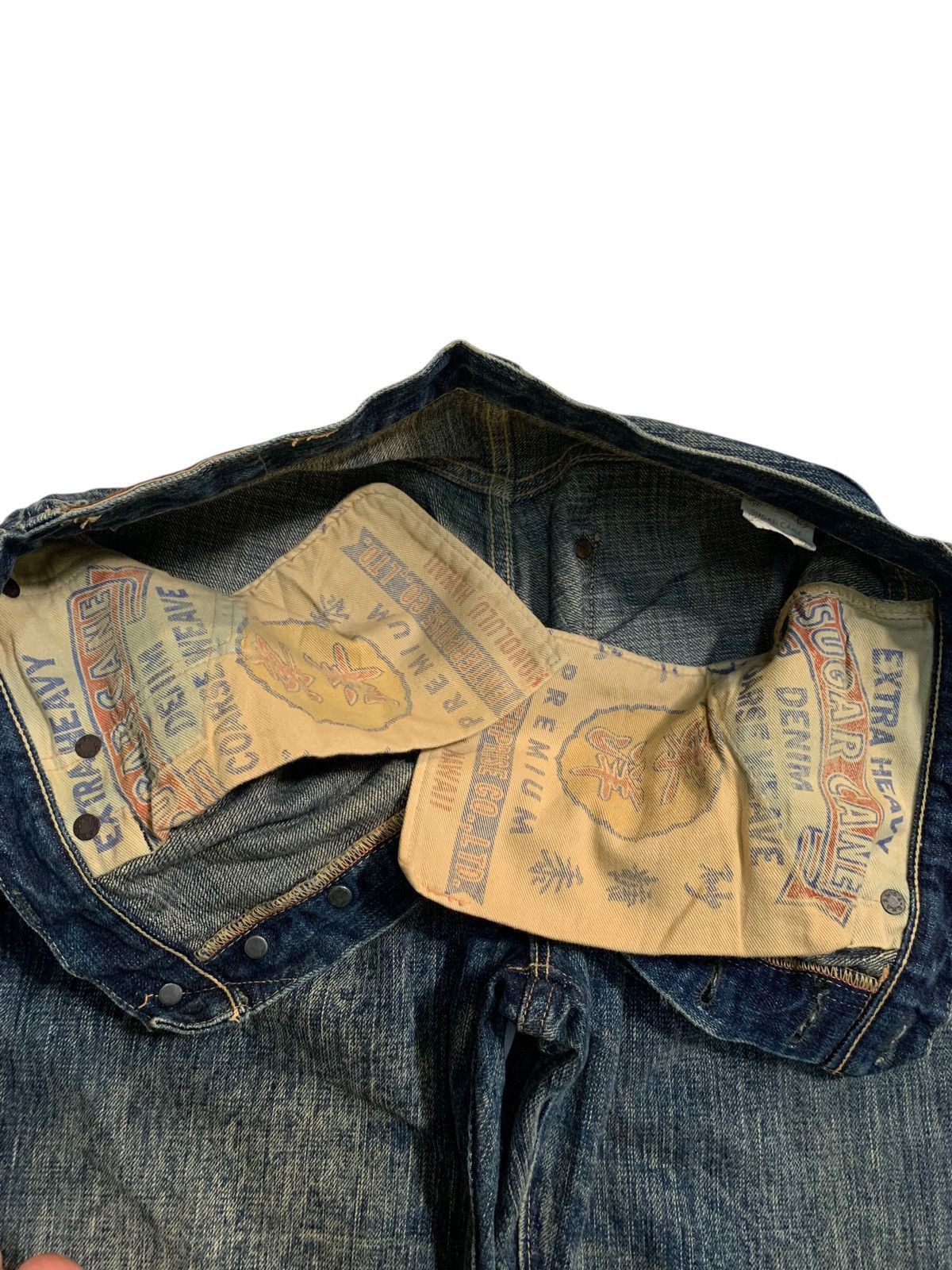VINTAGE SUGAR CANE ALOHA SELVEDGE EXTRA HEAVY JAPANESE DENIM