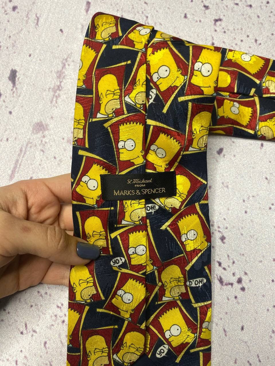 The Simpsons MENS Vintage The SIMPSONS ties Mark&Spancer Size ONE SIZE - 2 Thumbnail