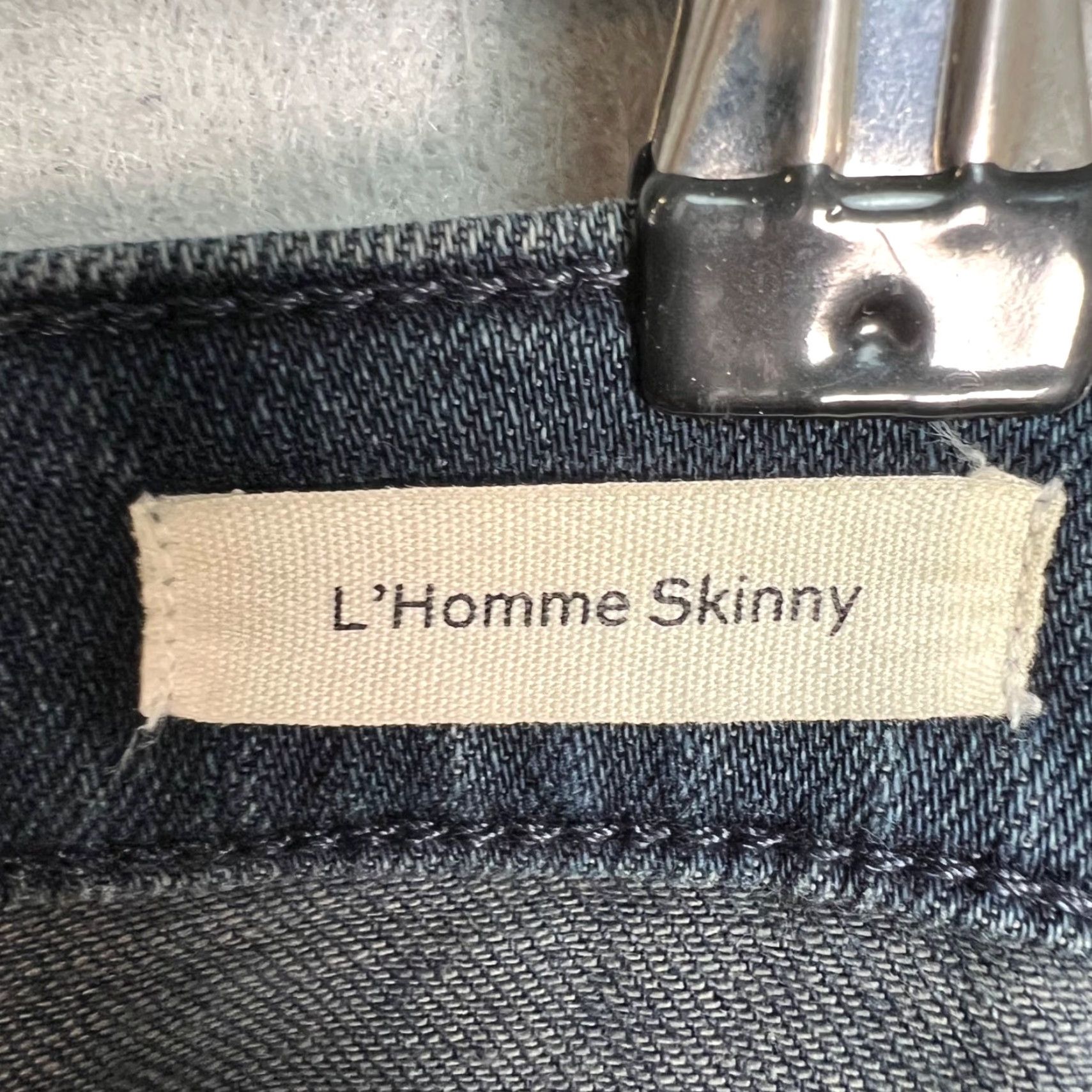 Frame FRAME Jeans Mens Size 34 Skinny Blue Denim Cotton Blend Size US 34 / EU 50 - 4 Thumbnail